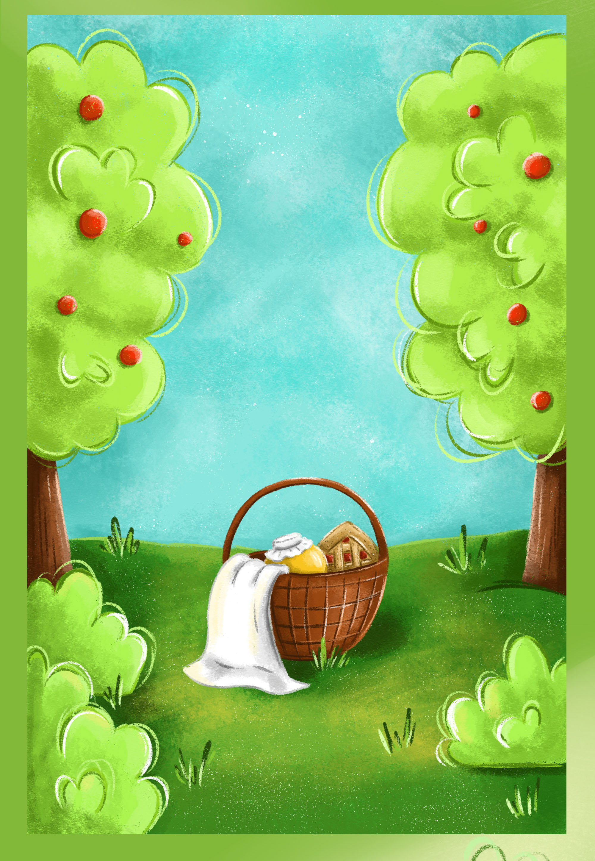 Обложка книги Красная Шапочка — Изображение №8 — Иллюстрация, Графика на Dprofile