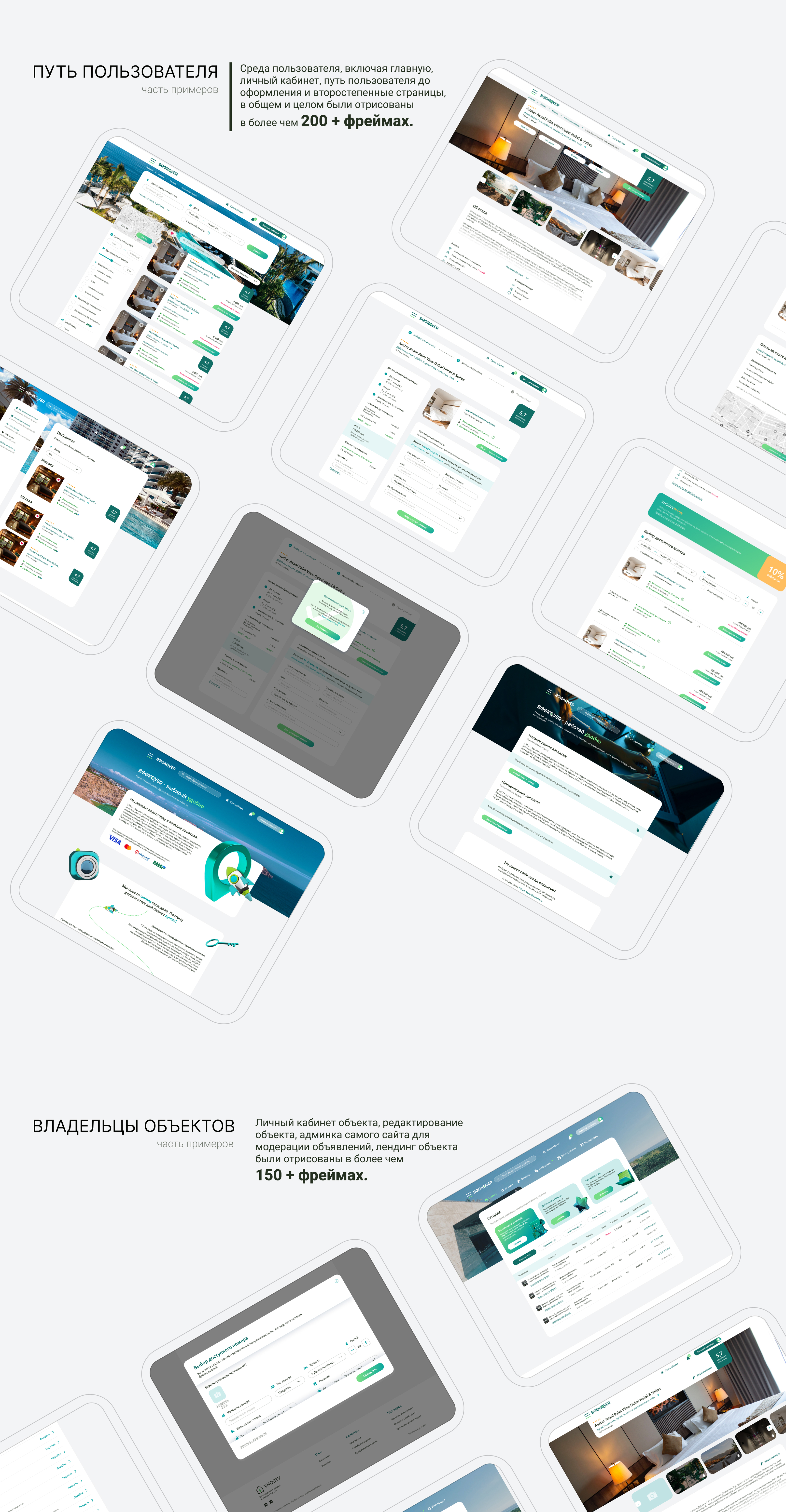 UI/UX DESIGN: BOOKING SERVICE — Изображение №4 — Интерфейсы на Dprofile