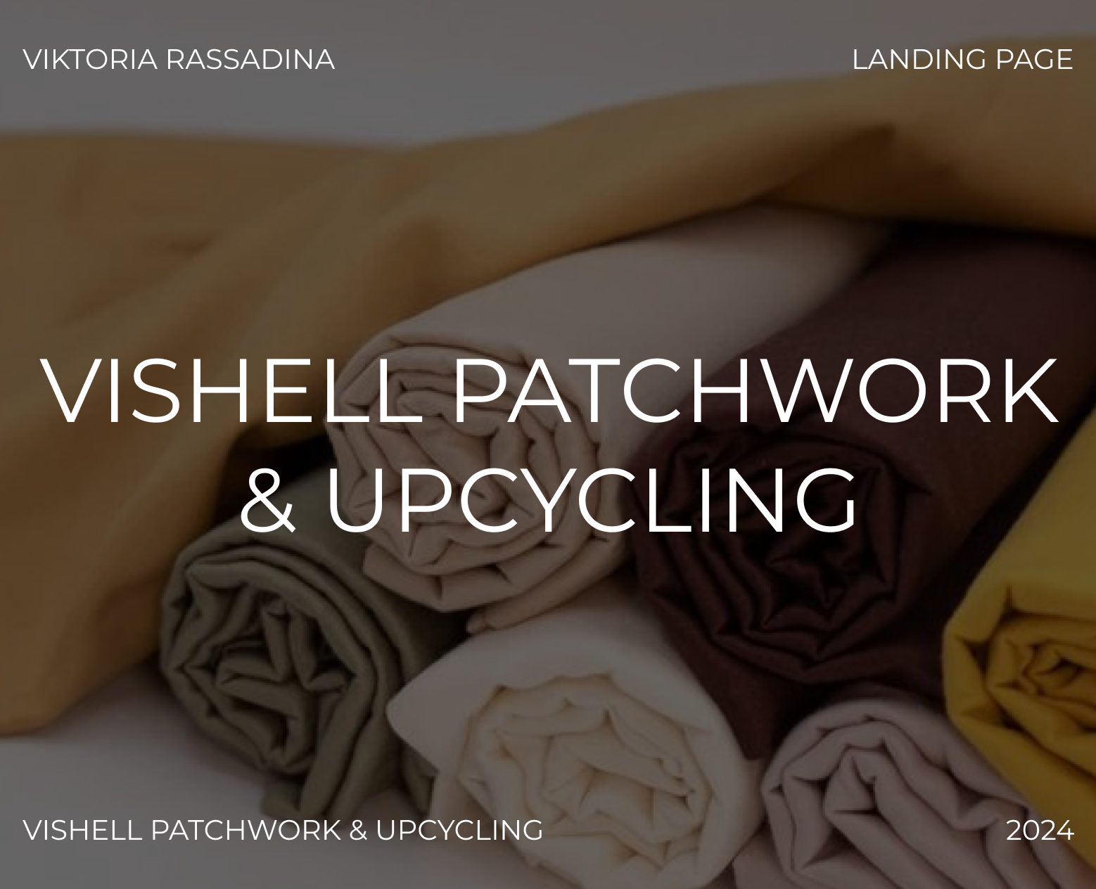 лендинг/VISHELL PATCHWORK & UPCYCLING — Интерфейсы на Dprofile