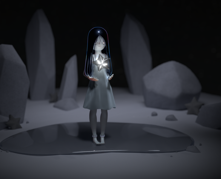 Grief for the stars — Иллюстрация, Анимация на Dprofile