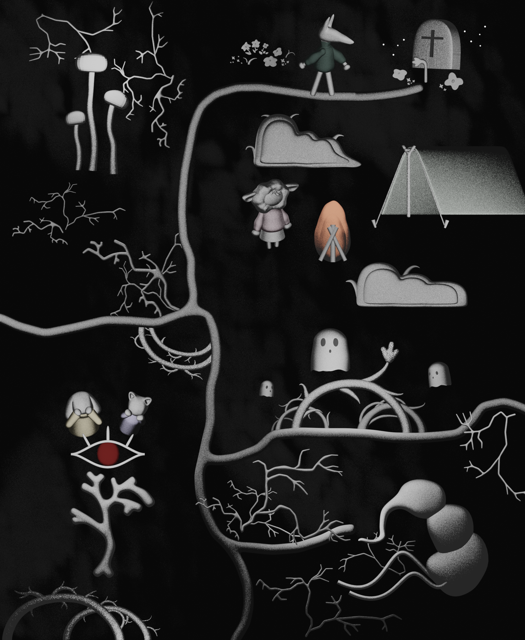 Halloween challenge — Изображение №1 — Иллюстрация, Анимация на Dprofile