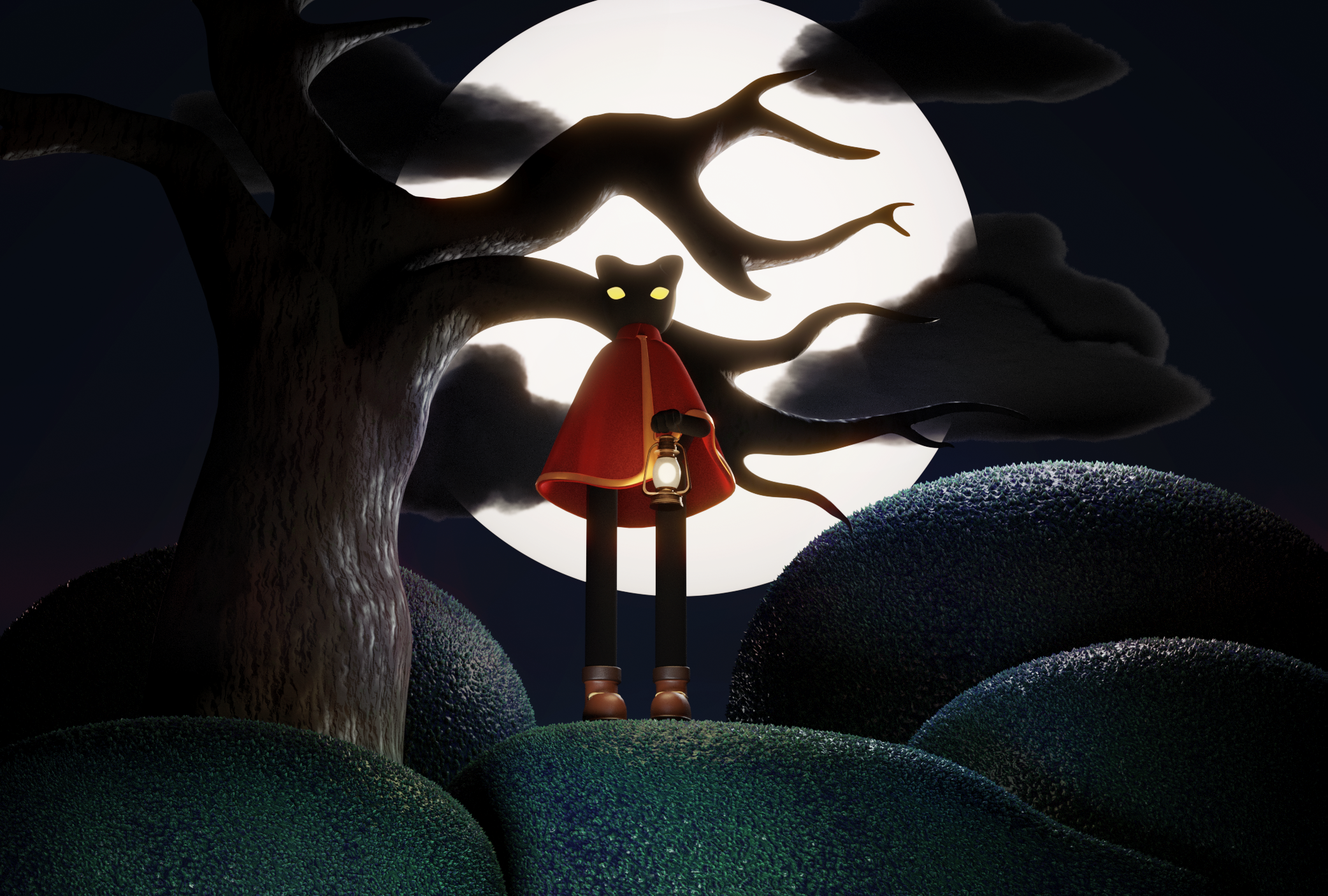 Halloween challenge — Изображение №3 — Иллюстрация, Анимация на Dprofile
