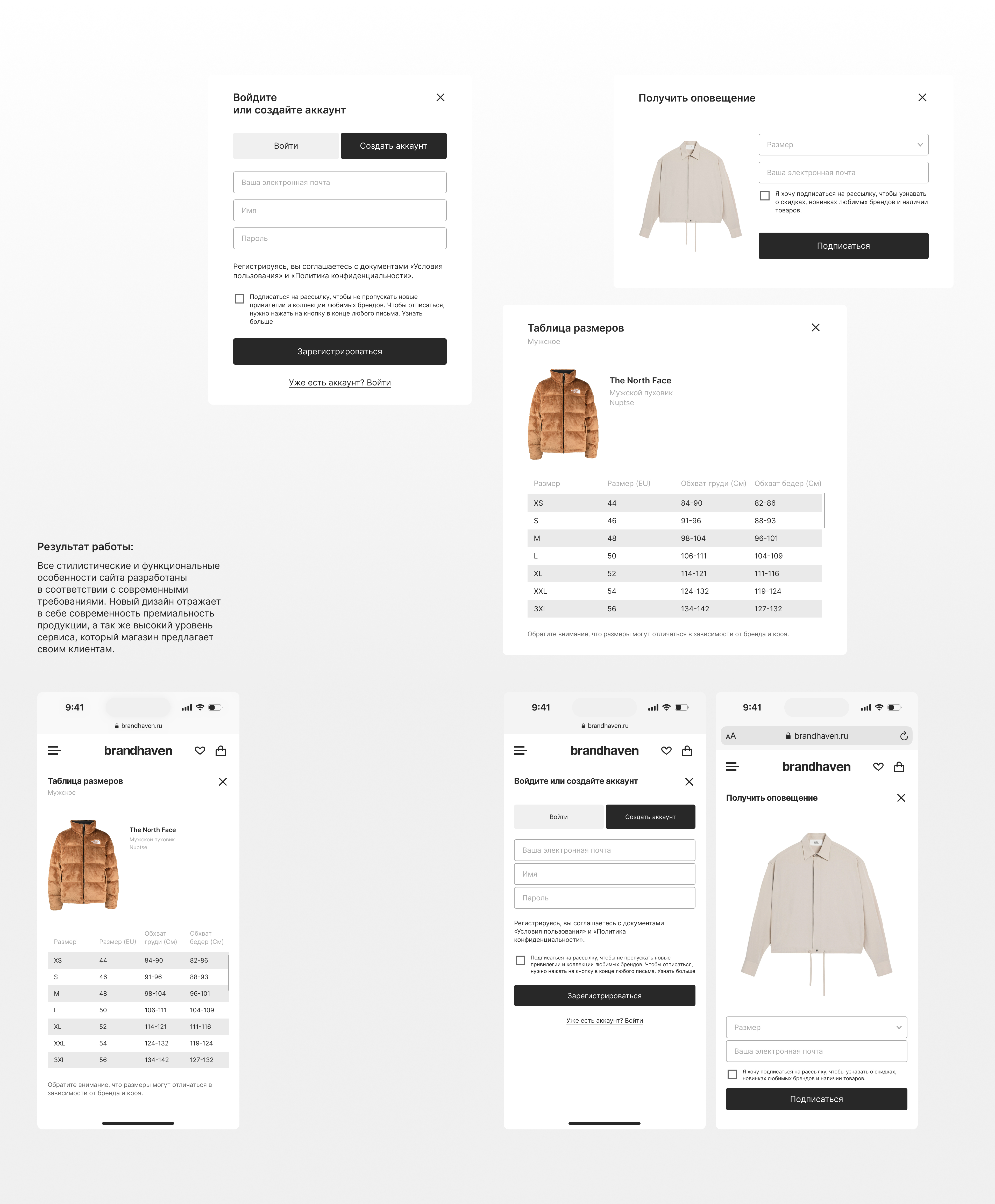 BrandHaven | E-commerce | Ux/Ui Design — Изображение №8 — Интерфейсы на Dprofile