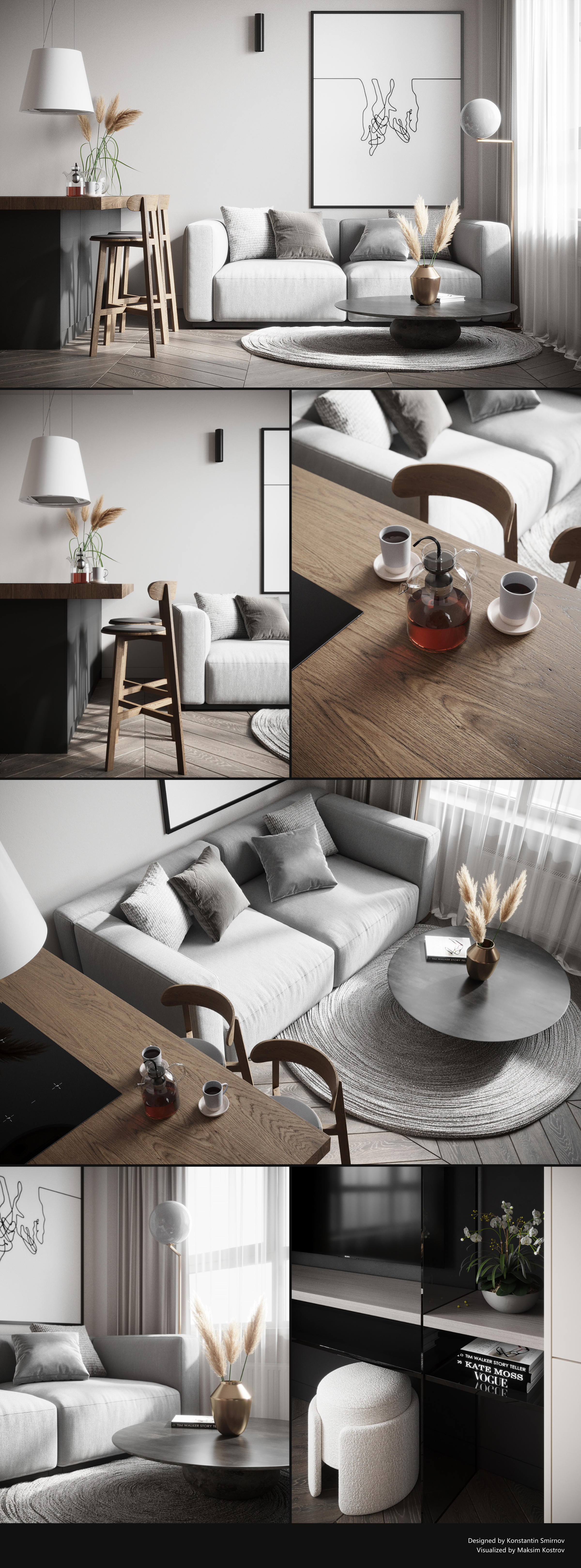 Визуализация гостиной — Изображение №1 — 3D на Dprofile