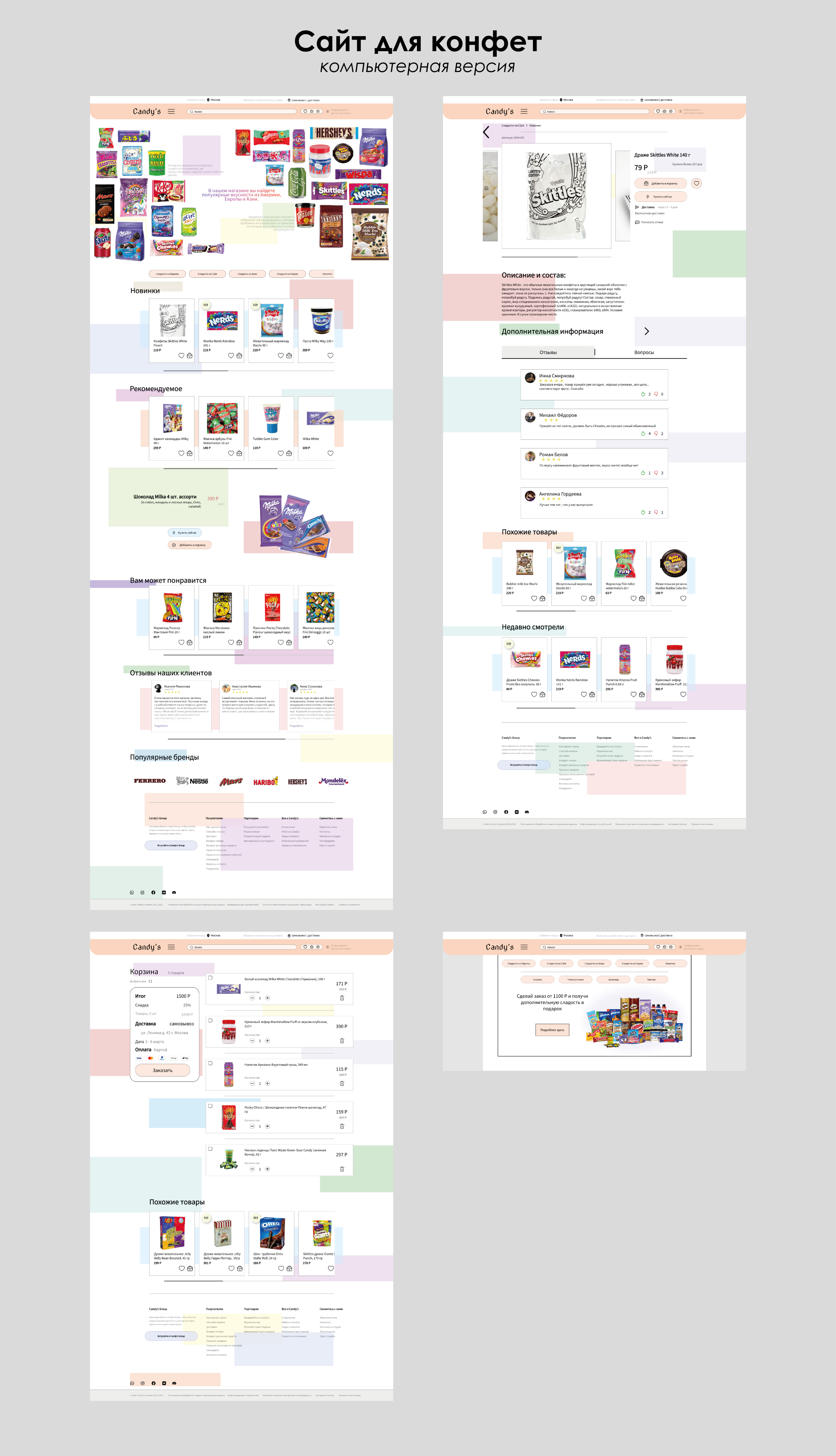 Candy's — Изображение №1 — Интерфейсы на Dprofile