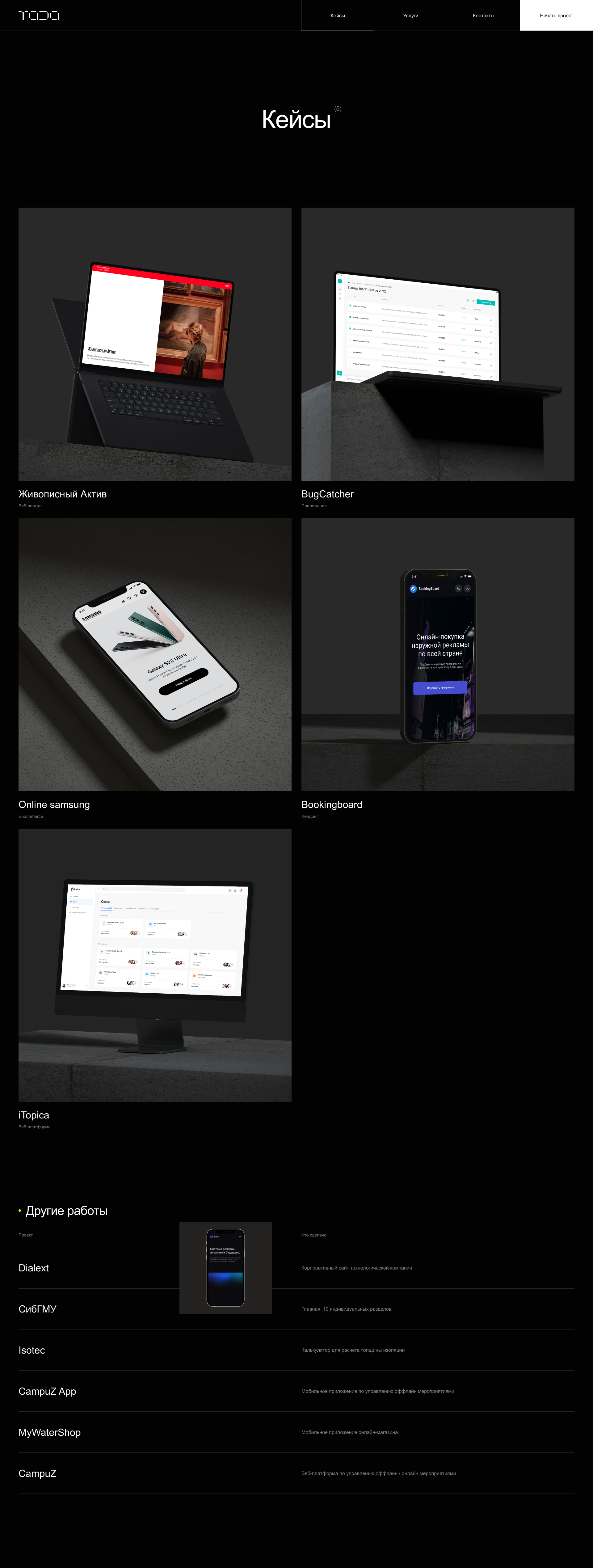 TADA AGENCY — Изображение №14 — Интерфейсы, 3D на Dprofile