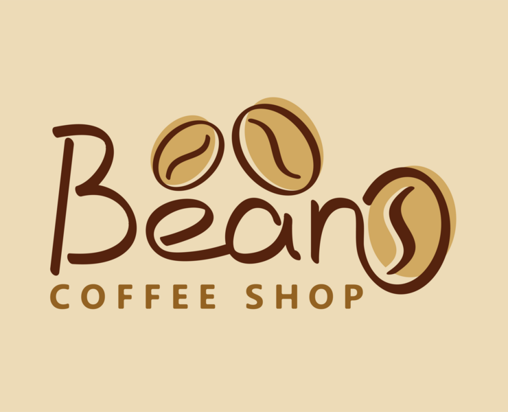Логотип кофейни Beans — Брендинг, Маркетинг на Dprofile