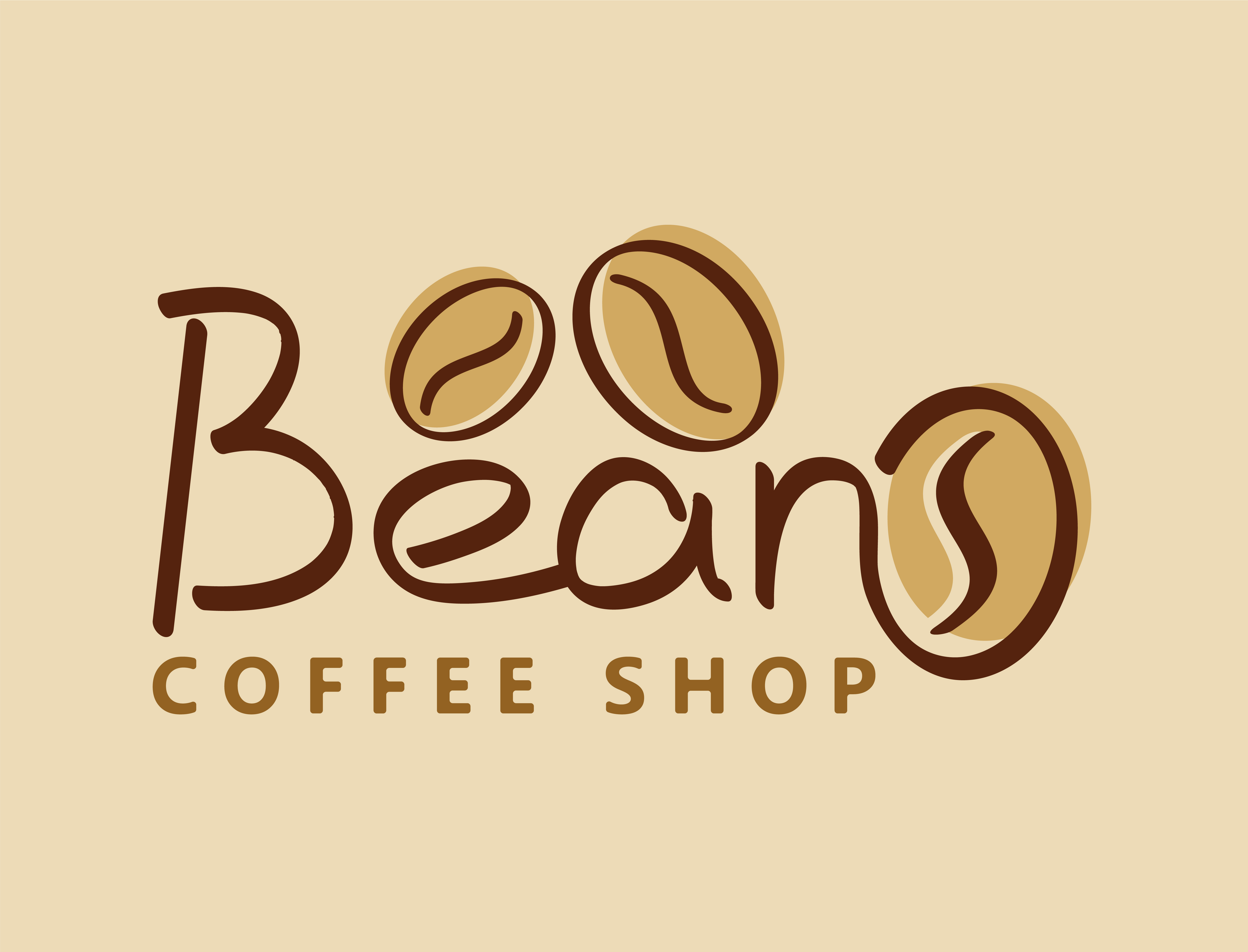Логотип кофейни Beans — Изображение №1 — Брендинг, Маркетинг на Dprofile