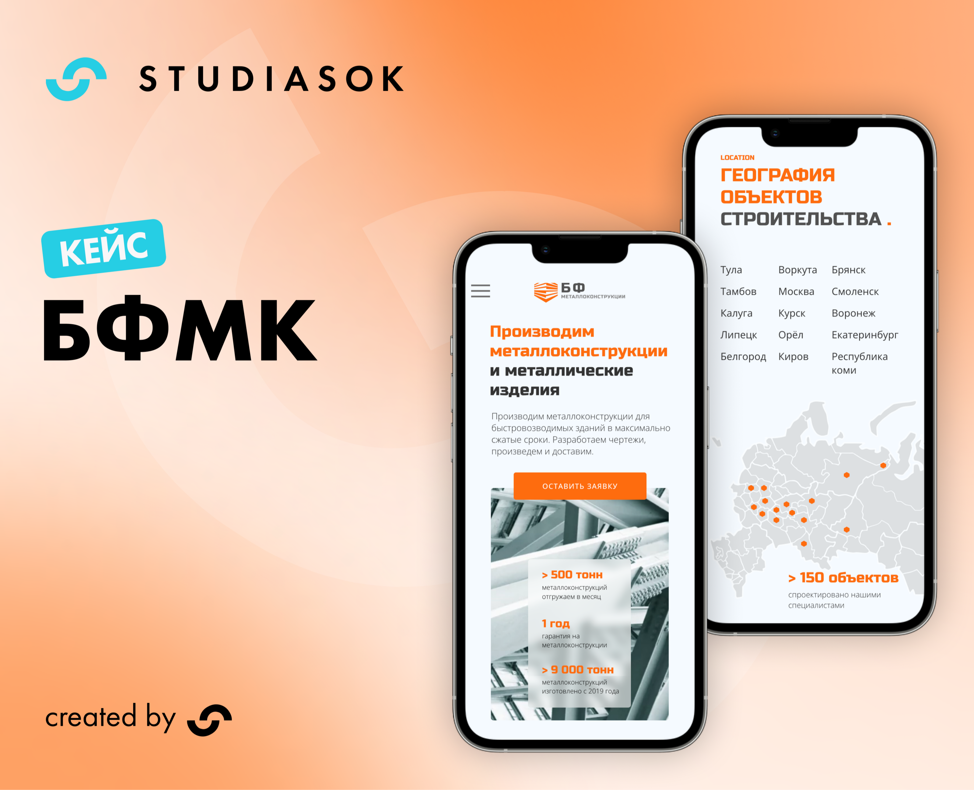 БФМК. Корпоративный сайт. Дизайн и верстка — Интерфейсы, Брендинг на Dprofile