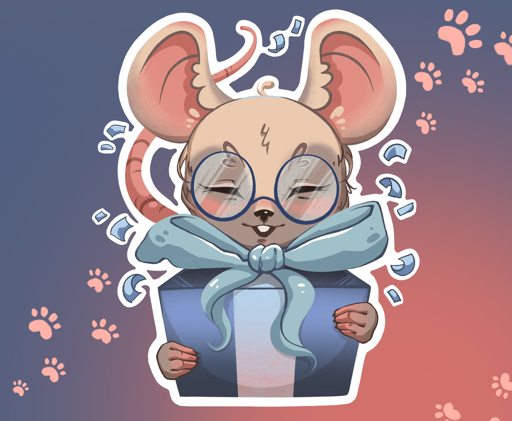Персонаж для зоомагазина. Стикеры для Telegram — Изображение №5 — Иллюстрация, Графика на Dprofile