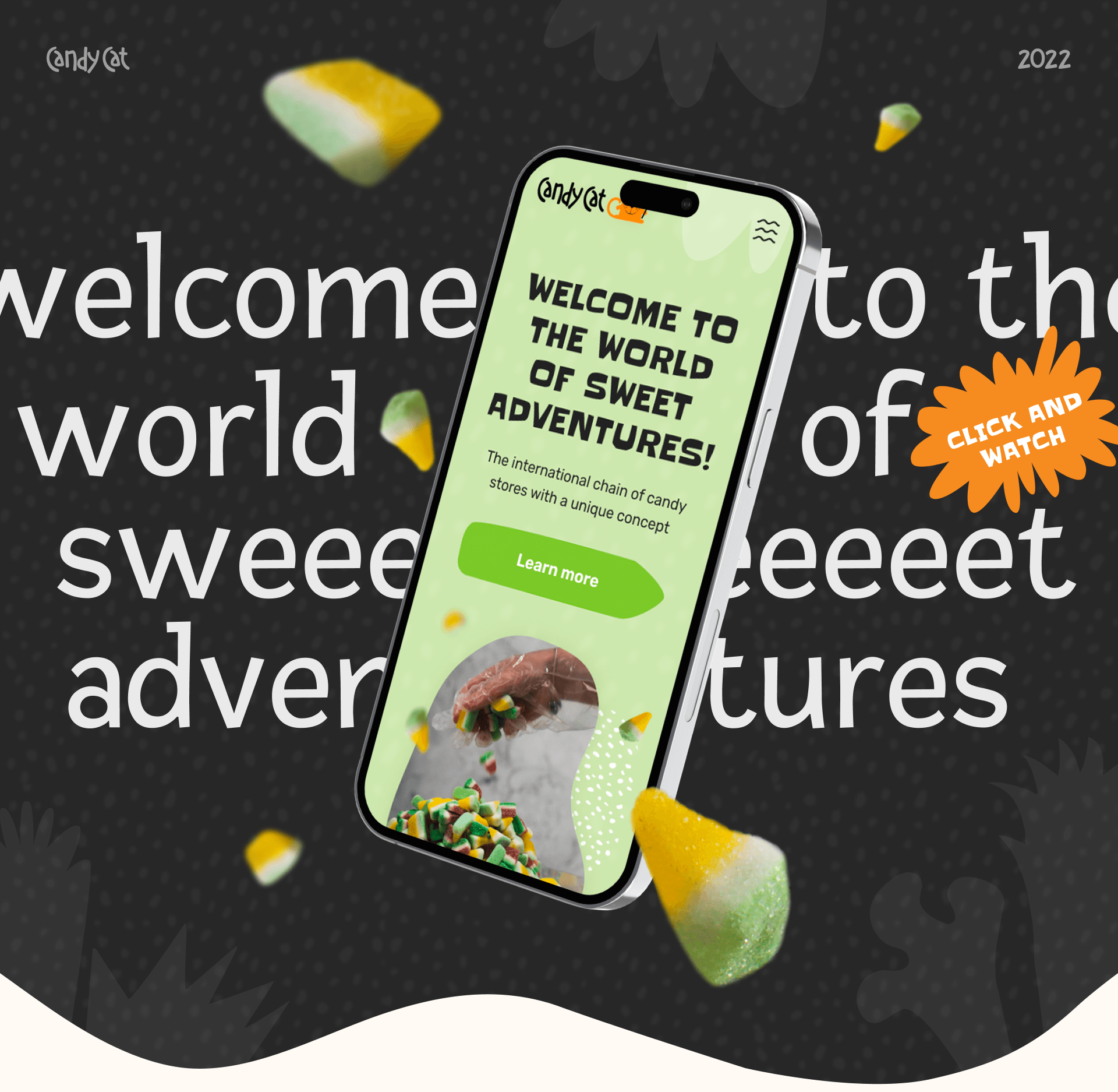 Candy Cat — corporate website — Изображение №1 — Интерфейсы на Dprofile
