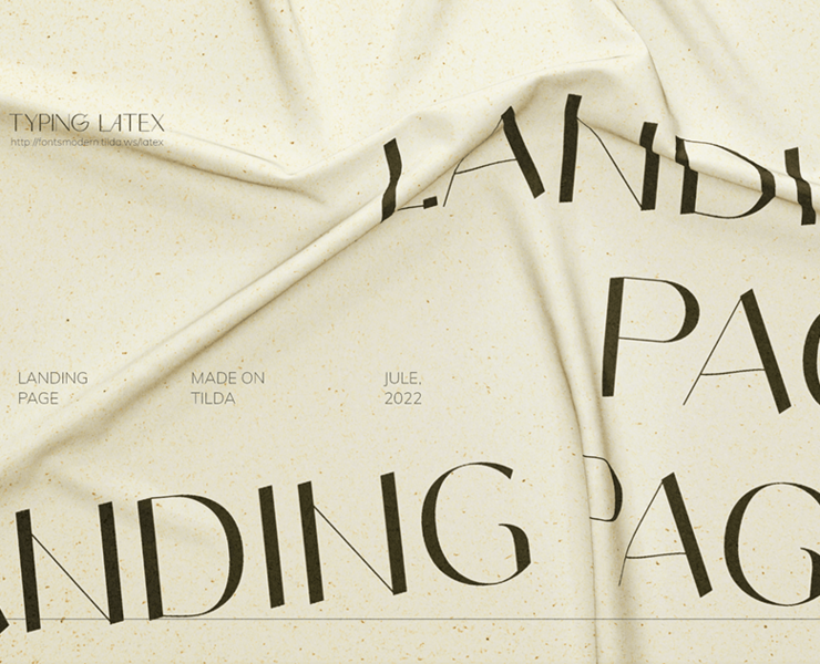 WEBSITE | TYPESETTING | LANDING PAGE — Интерфейсы на Dprofile