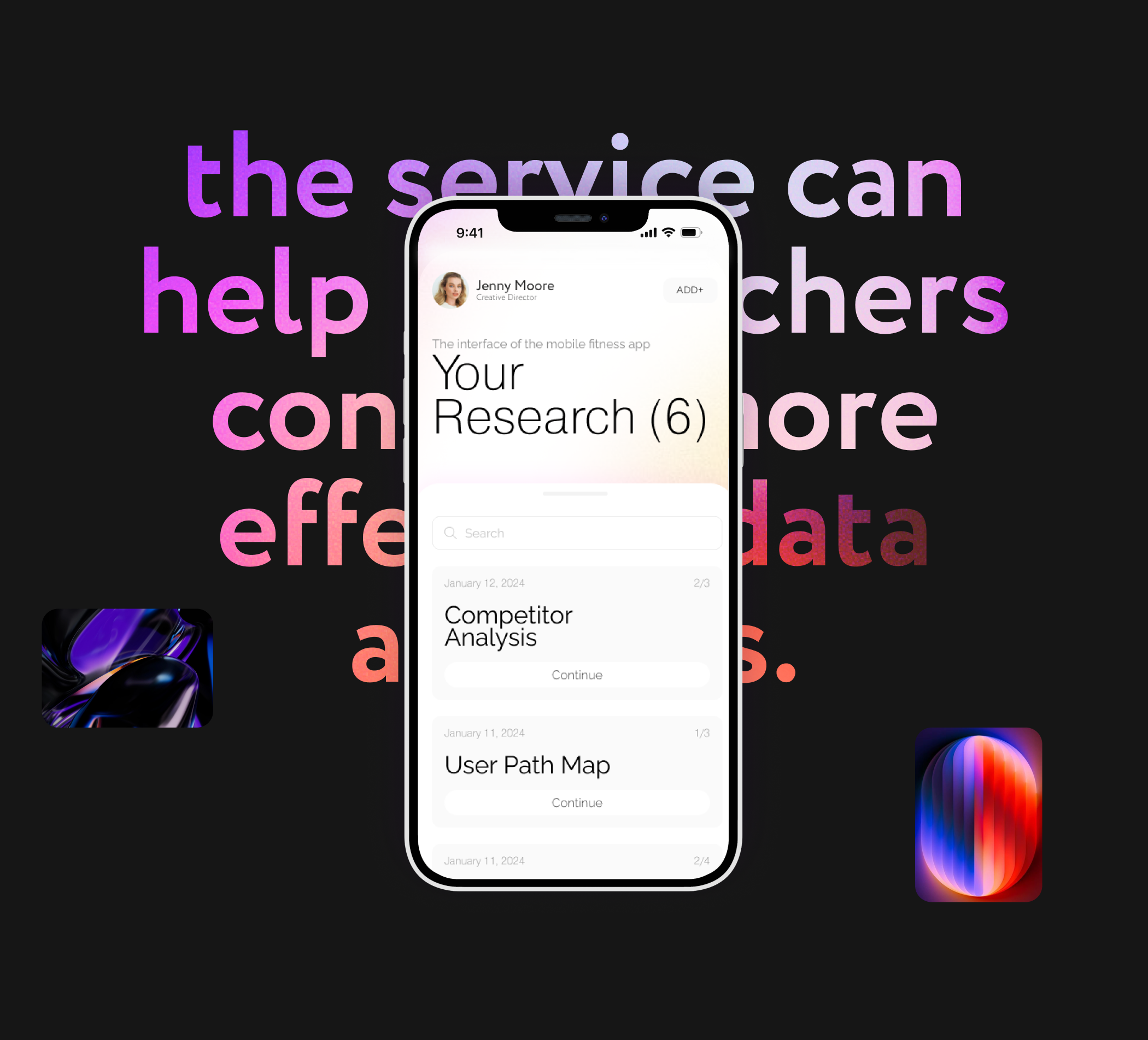 AI service for UX research — Изображение №10 — Интерфейсы, Графика на Dprofile