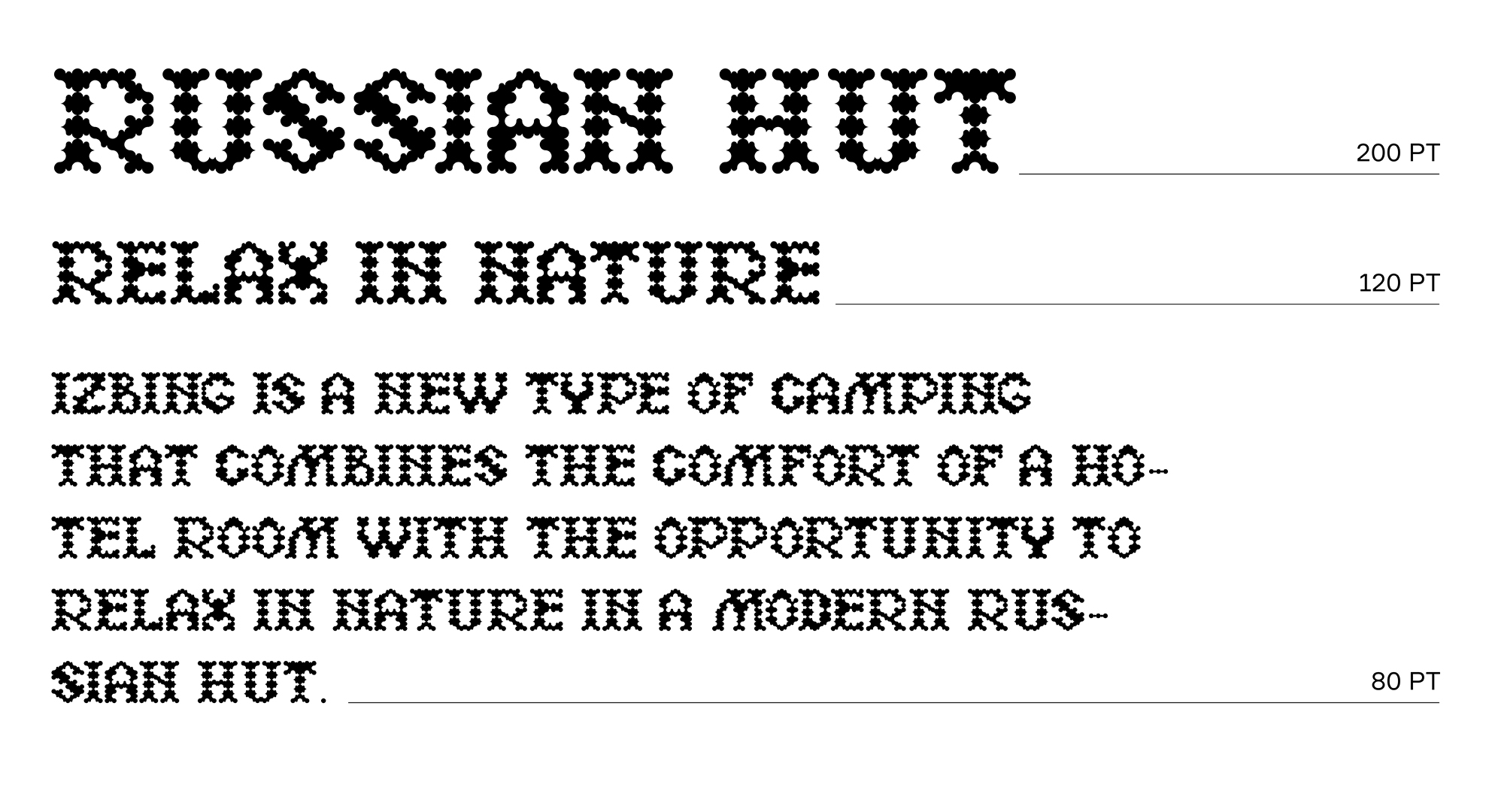 IZBUSHKA TYPEFACE — Изображение №25 — Брендинг, Графика на Dprofile