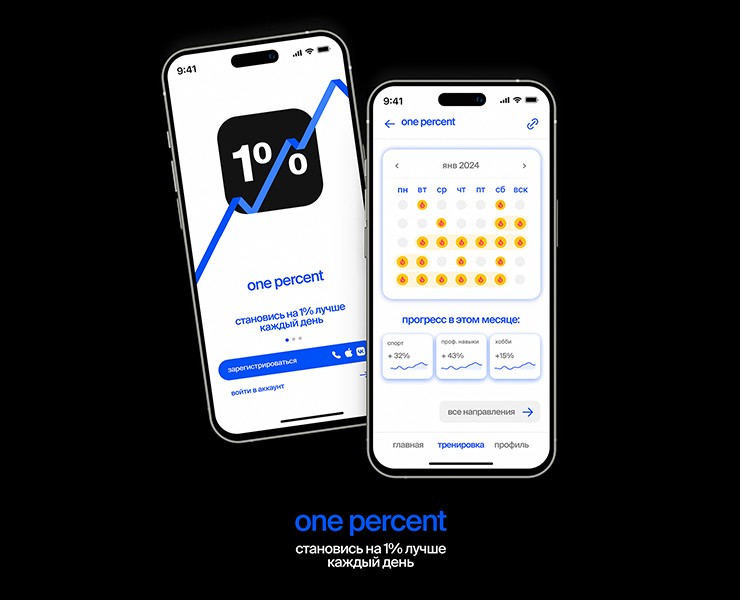One percent — Интерфейсы на Dprofile