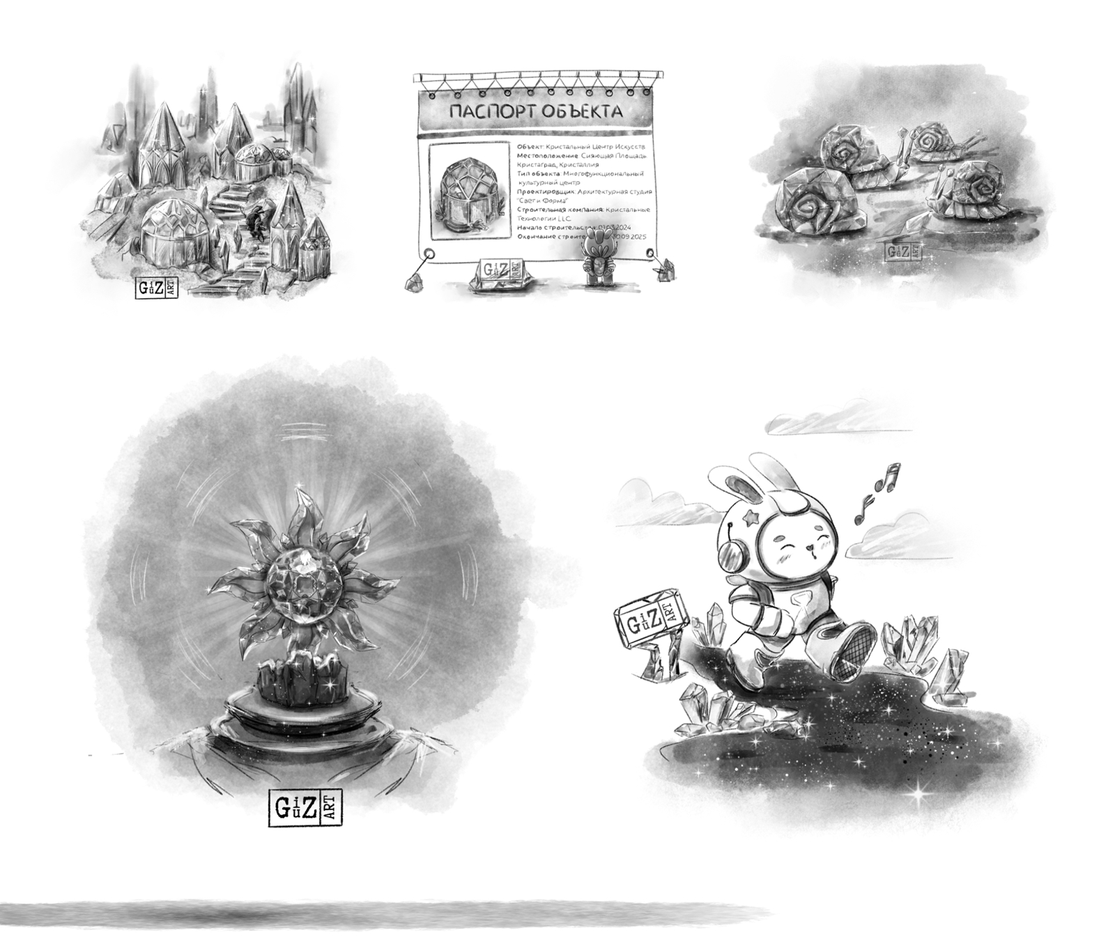 Космические приключения зайки Зефира — Изображение №5 — Иллюстрация, Графика на Dprofile