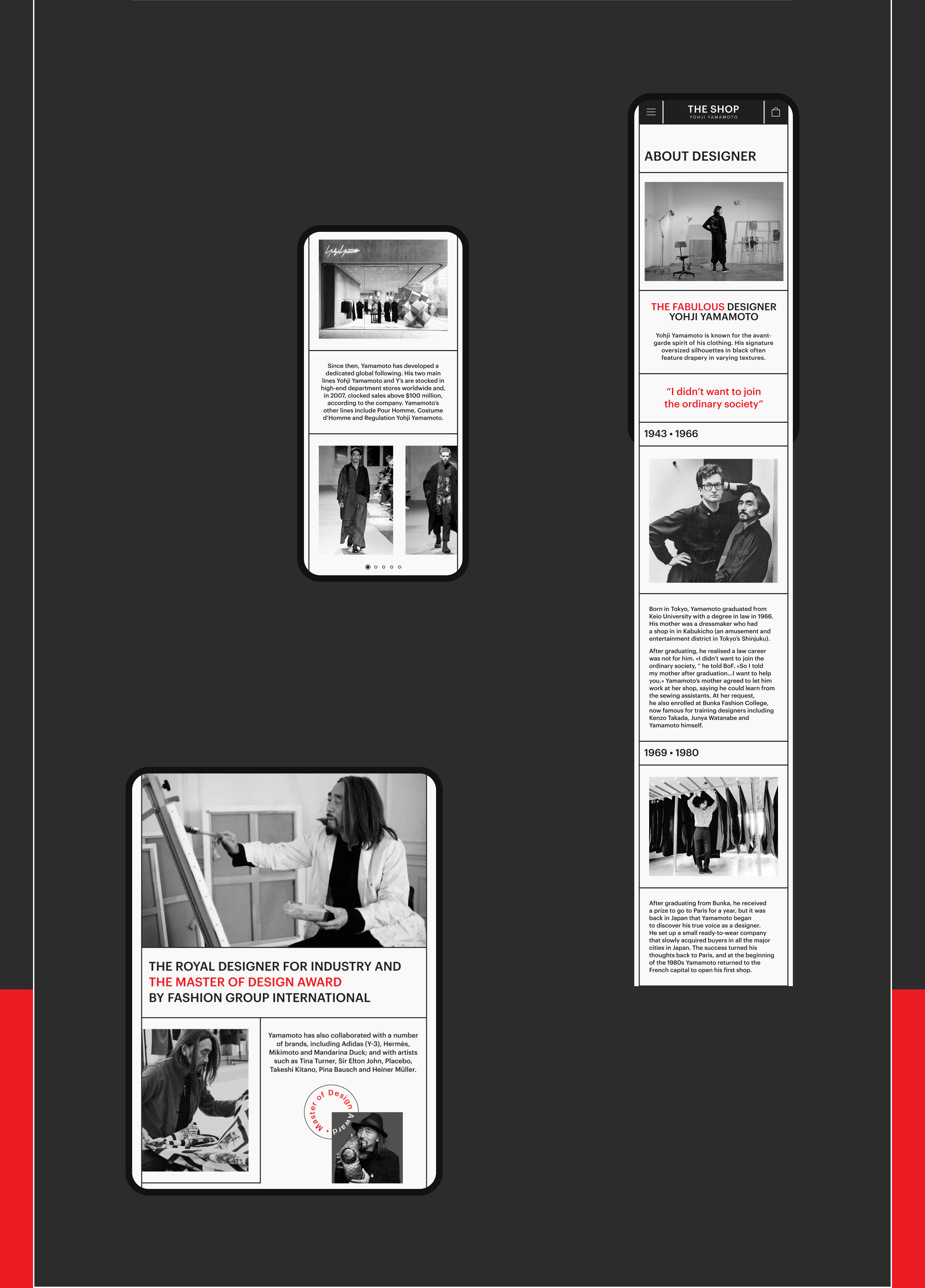 Yohji Yamamoto / E-commerce redesign — Изображение №14 — Интерфейсы на Dprofile