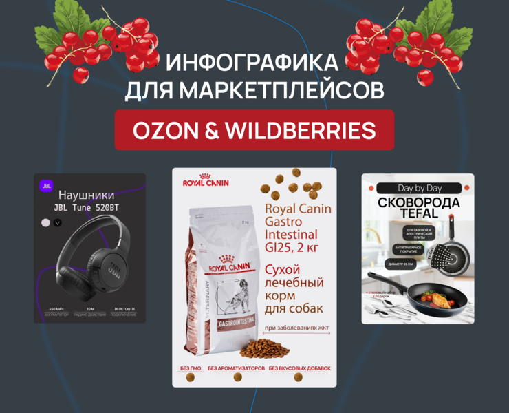 Инфографика для маркетплейсов — Графика на Dprofile