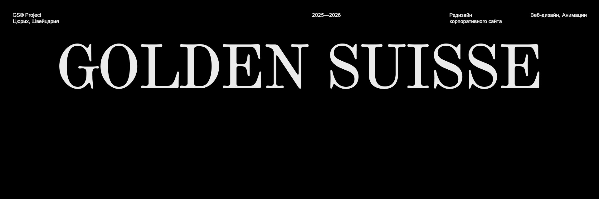 GS® 2025 — Изображение №1 — Интерфейсы, Анимация на Dprofile