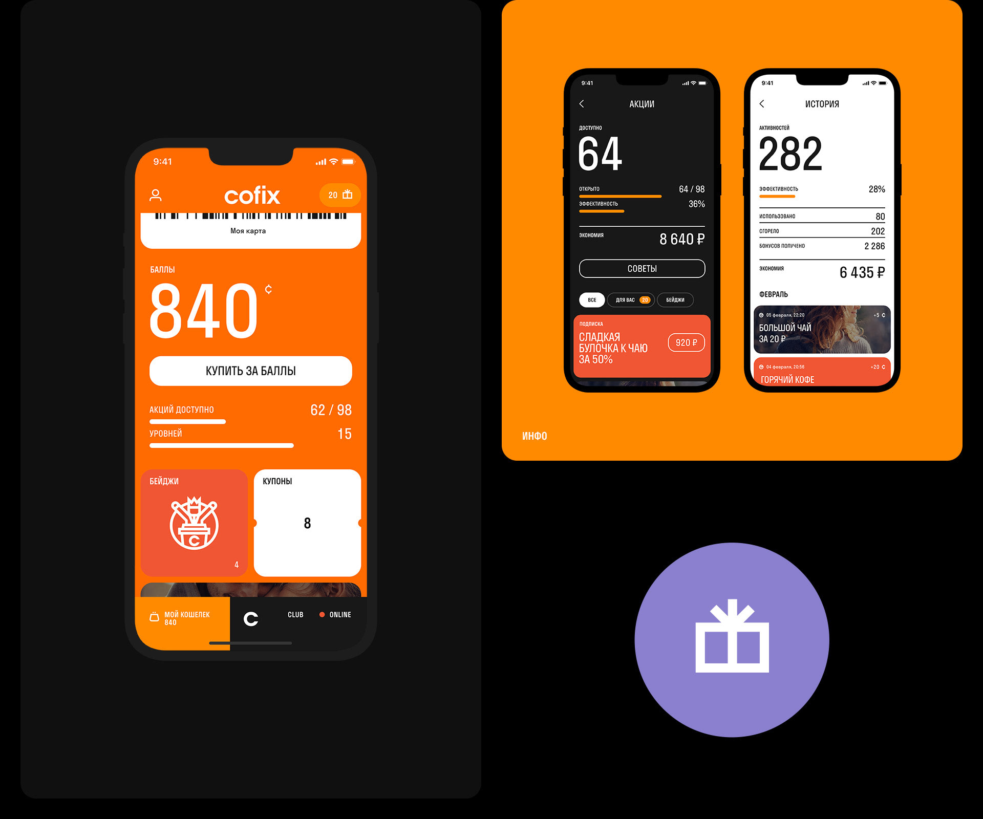 Cofix App — Изображение №9 — Интерфейсы на Dprofile