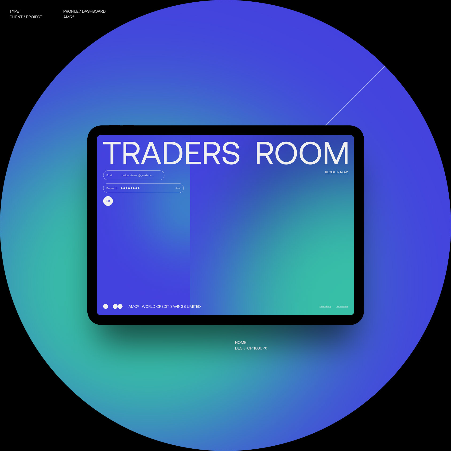 AMQ Traders — Изображение №2 — Интерфейсы, Анимация на Dprofile