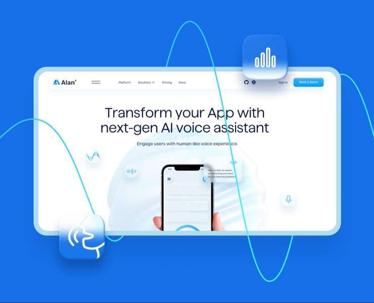 Alan AI — Интерфейсы, 3D на Dprofile