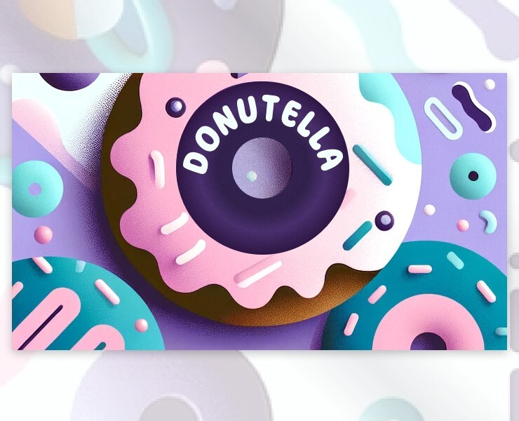 Donutella — Брендинг, Иллюстрация на Dprofile