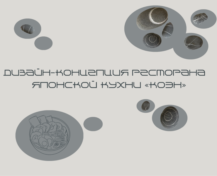 Дизайн-проект ресторана японской кухни — Брендинг, 3D на Dprofile