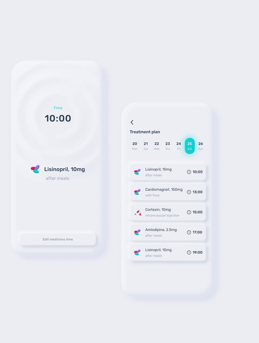 Medical Record Mobile App — Изображение №8 — Интерфейсы, Анимация на Dprofile