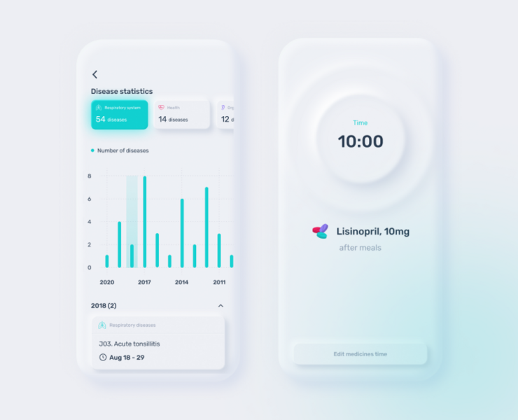Medical Record Mobile App на Dprofile