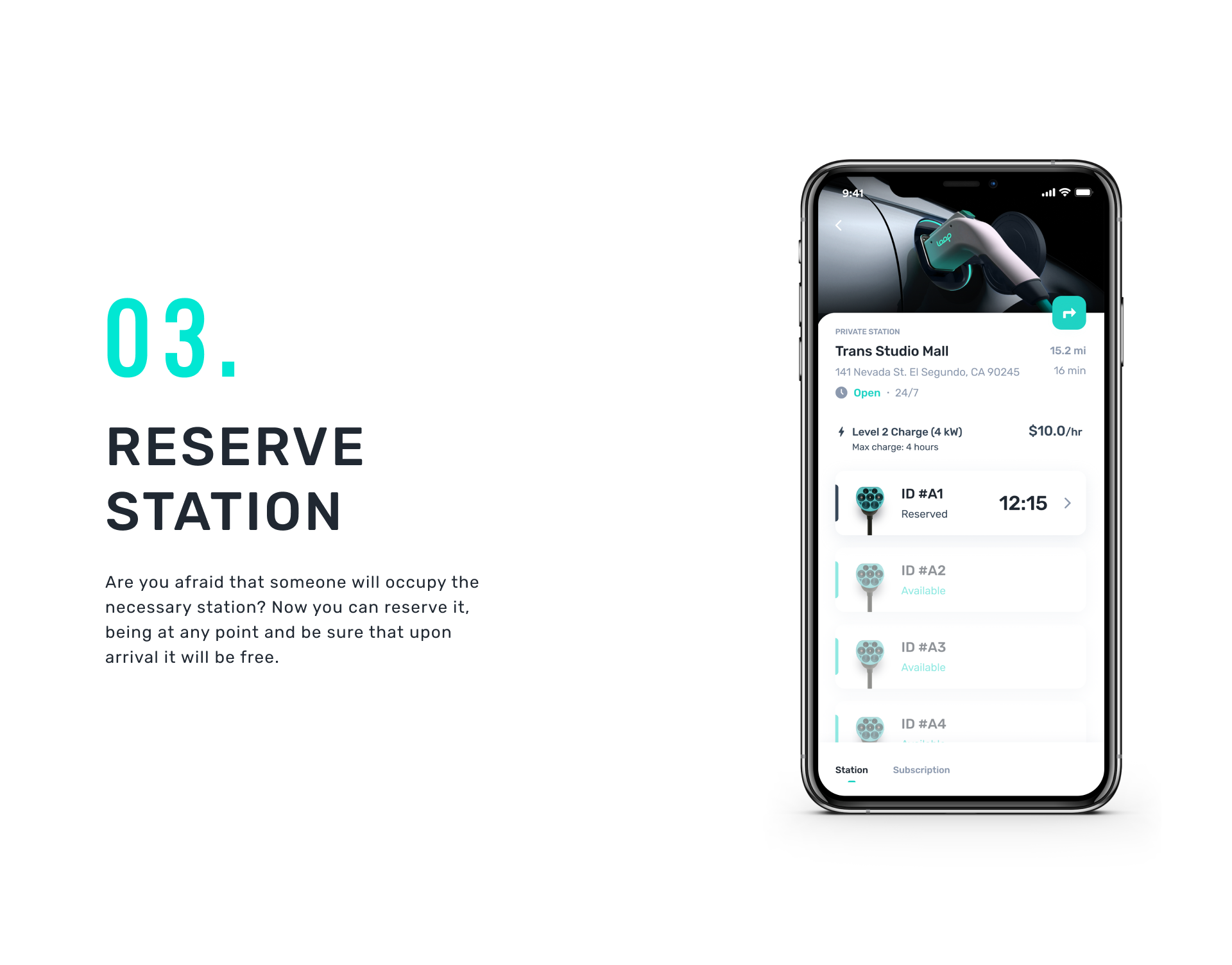 LOOP EV Charger App — Изображение №8 — Интерфейсы, Анимация на Dprofile