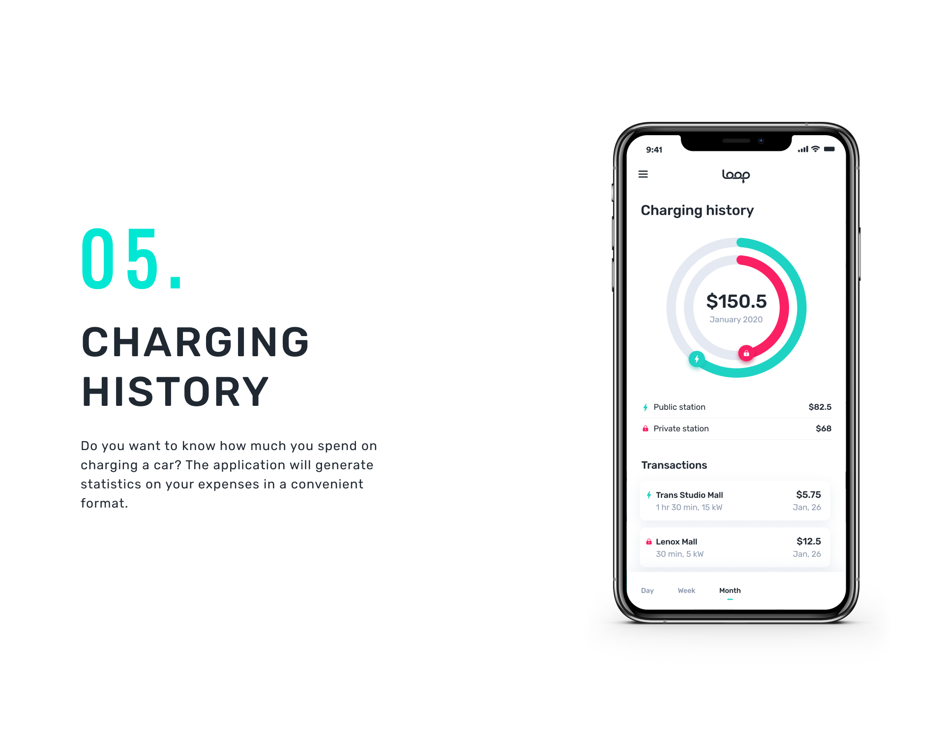 LOOP EV Charger App — Изображение №11 — Интерфейсы, Анимация на Dprofile