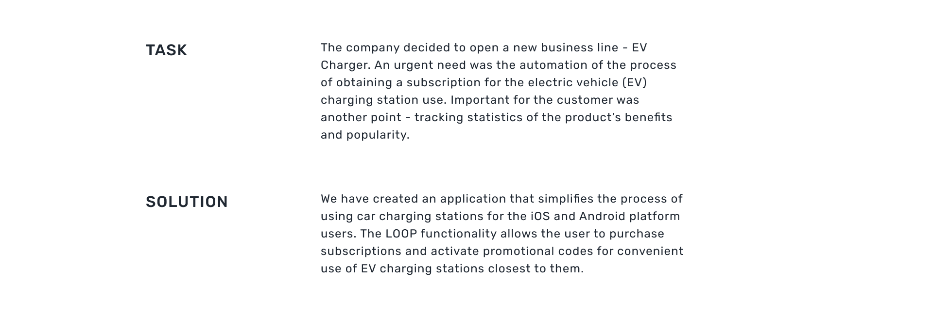 LOOP EV Charger App — Изображение №2 — Интерфейсы, Анимация на Dprofile