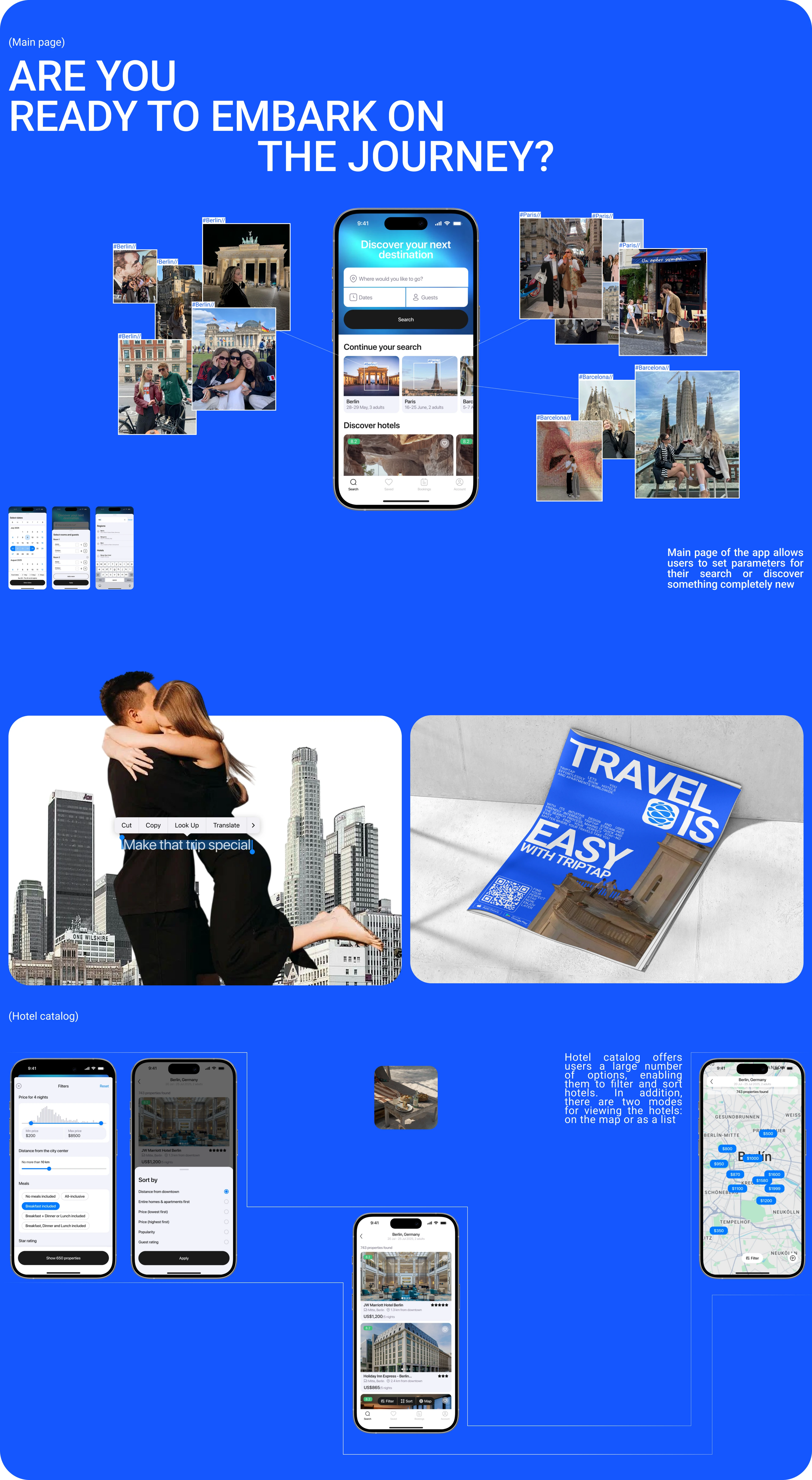 TRIPTAP | Hotel Booking App — Изображение №6 — Интерфейсы на Dprofile