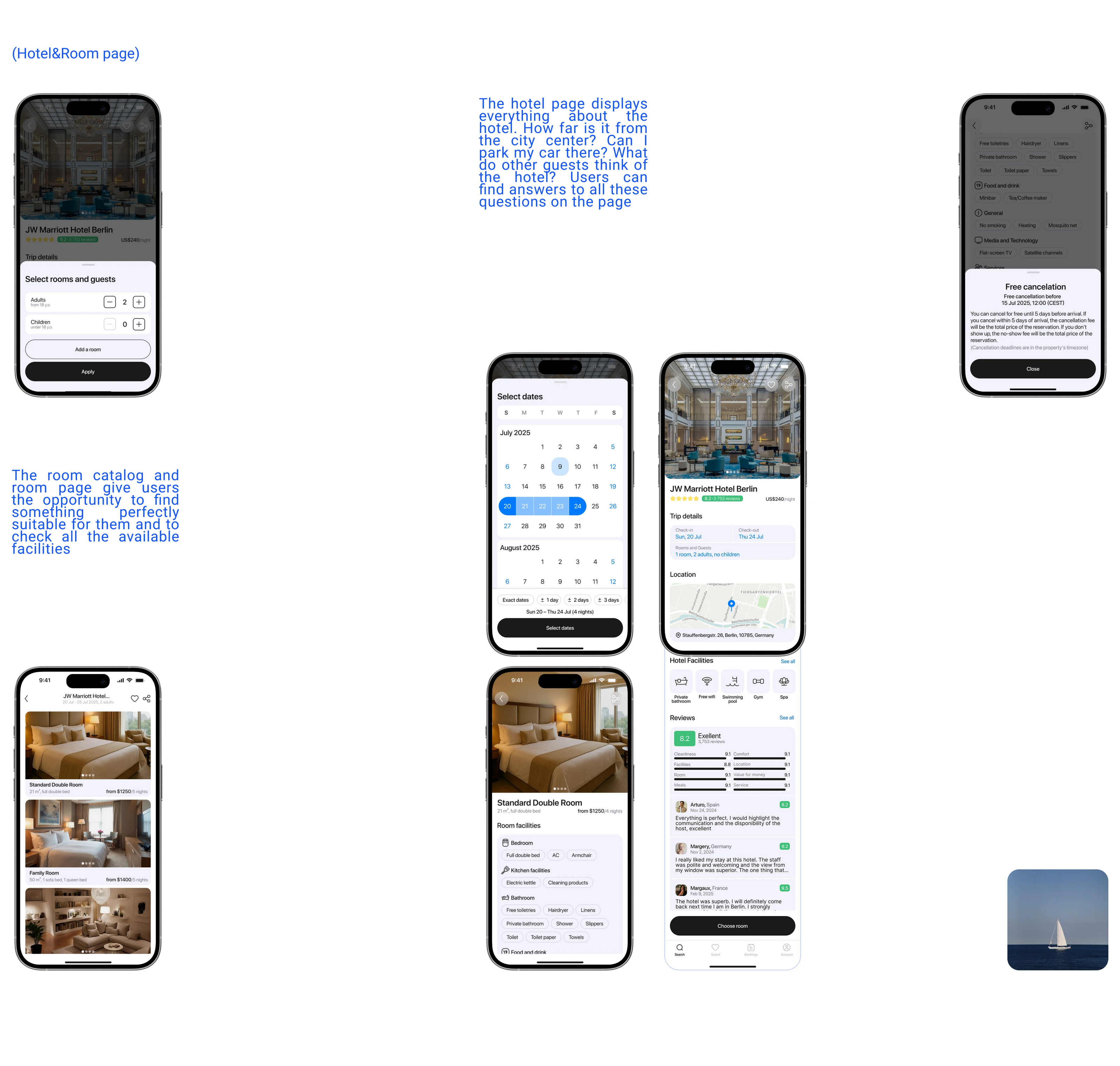 TRIPTAP | Hotel Booking App — Изображение №7 — Интерфейсы на Dprofile