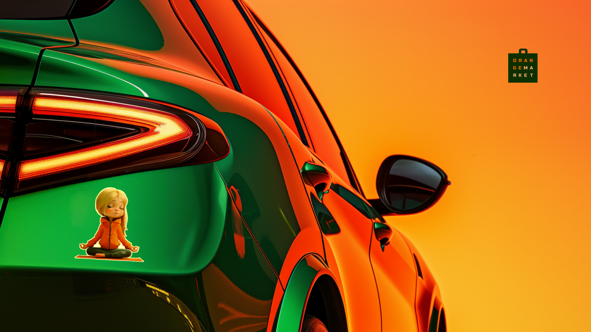 ORANGE MARKET. Логотип, маскот, фирменный стиль. — Изображение №3 — Брендинг, Иллюстрация на Dprofile