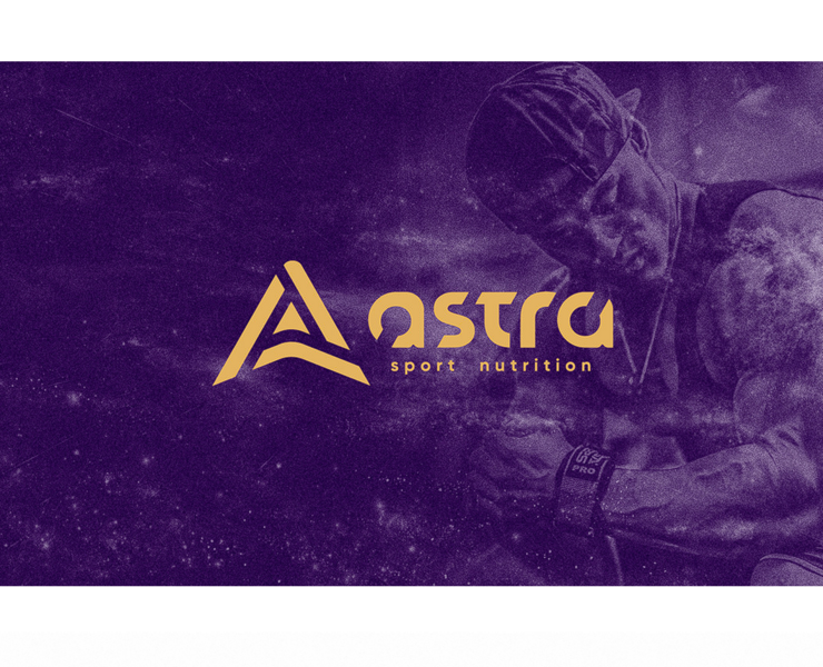 Логотип Astra Sport Nutrition — Брендинг на Dprofile