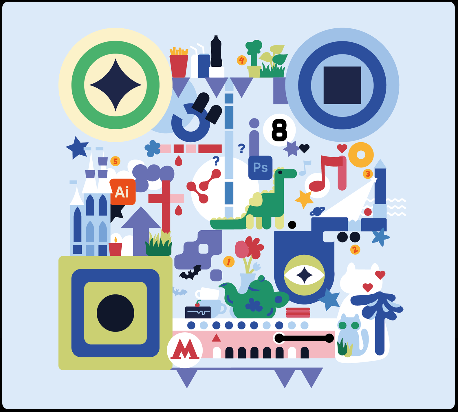 Экстремальный QR-код — Изображение №17 — Иллюстрация, Графика на Dprofile