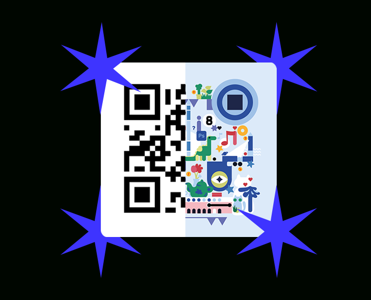 Экстремальный QR-код на Dprofile