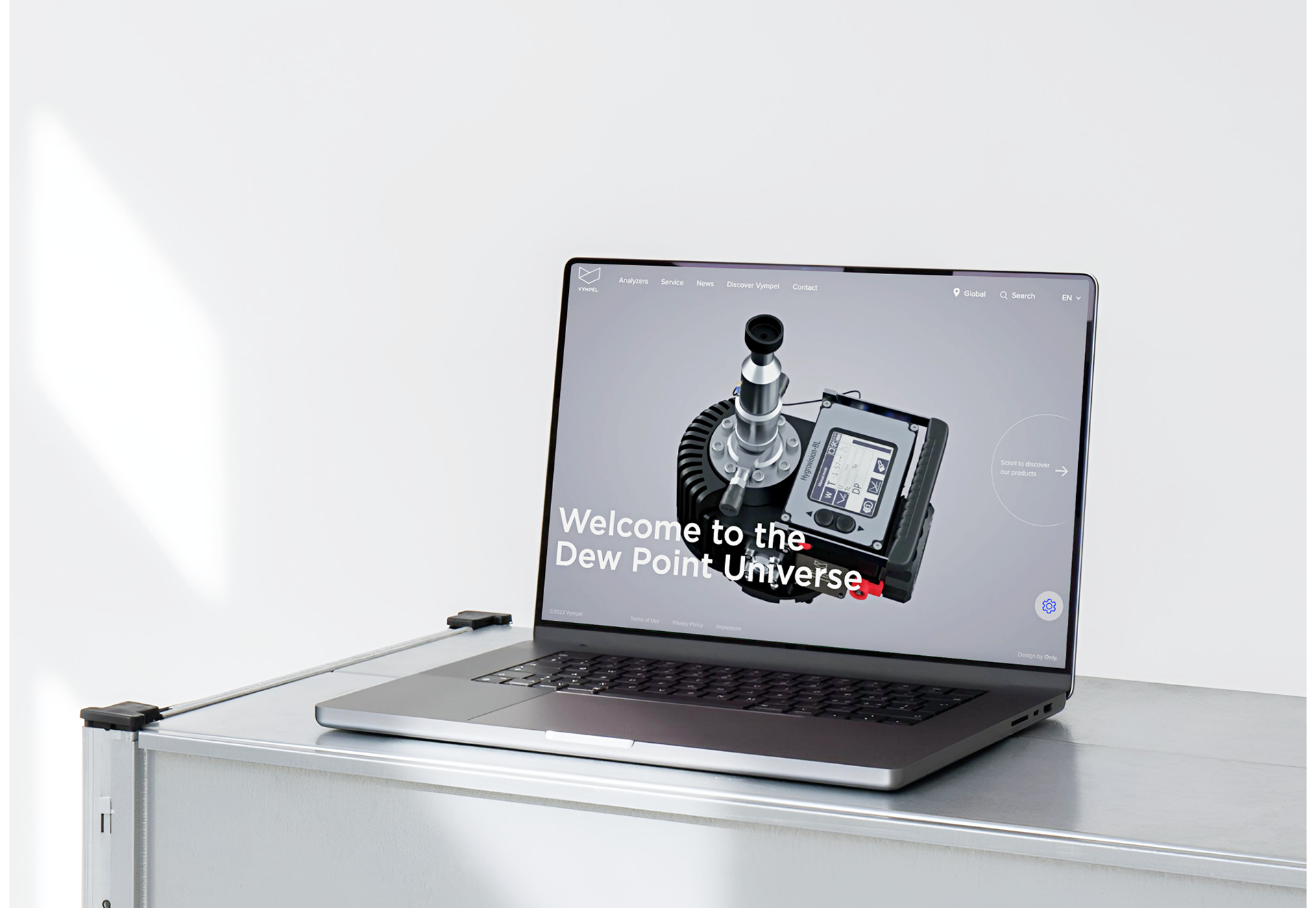 Vympel — корпоративный сайт, digital-айдентика — Изображение №2 — Интерфейсы, 3D на Dprofile