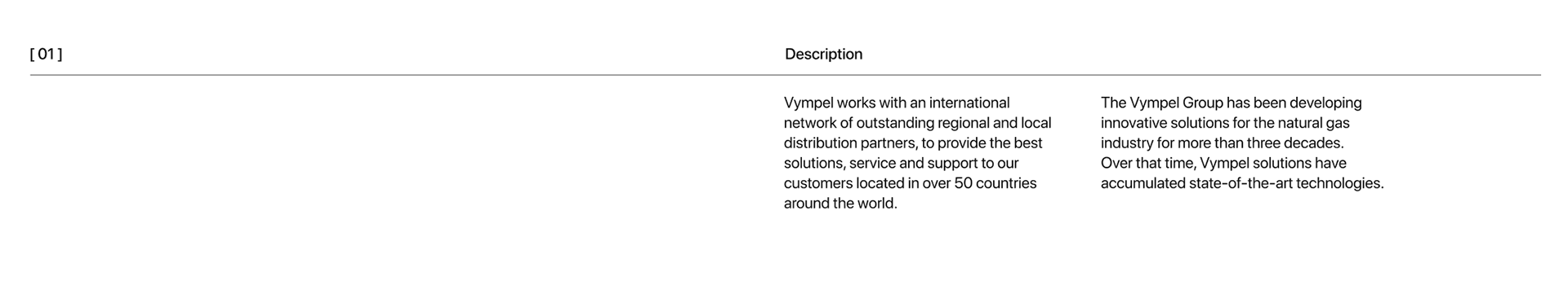 Vympel — корпоративный сайт, digital-айдентика — Изображение №3 — Интерфейсы, 3D на Dprofile