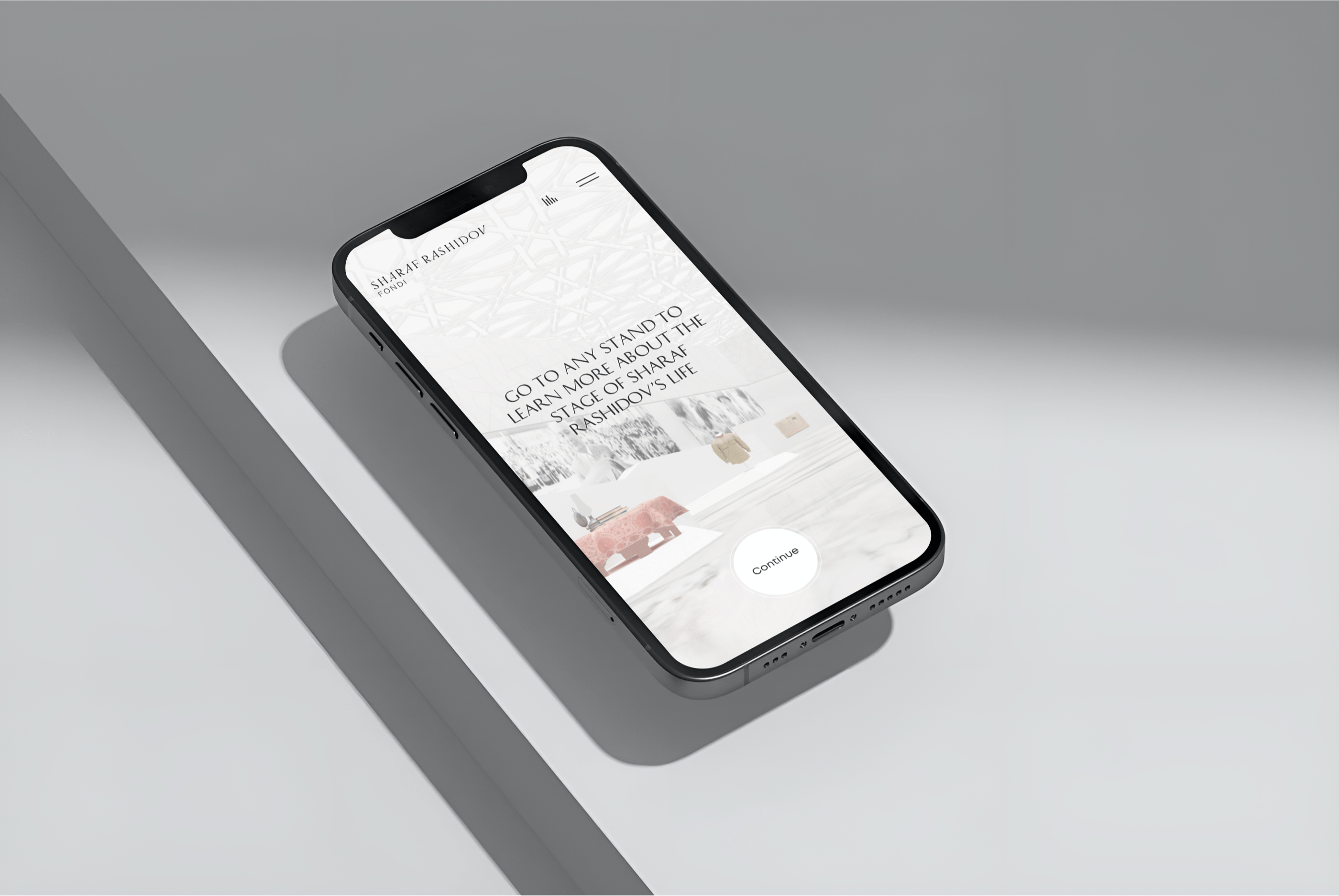Интерактивный музей Шарафа Рашидова — Изображение №5 — Интерфейсы, 3D на Dprofile