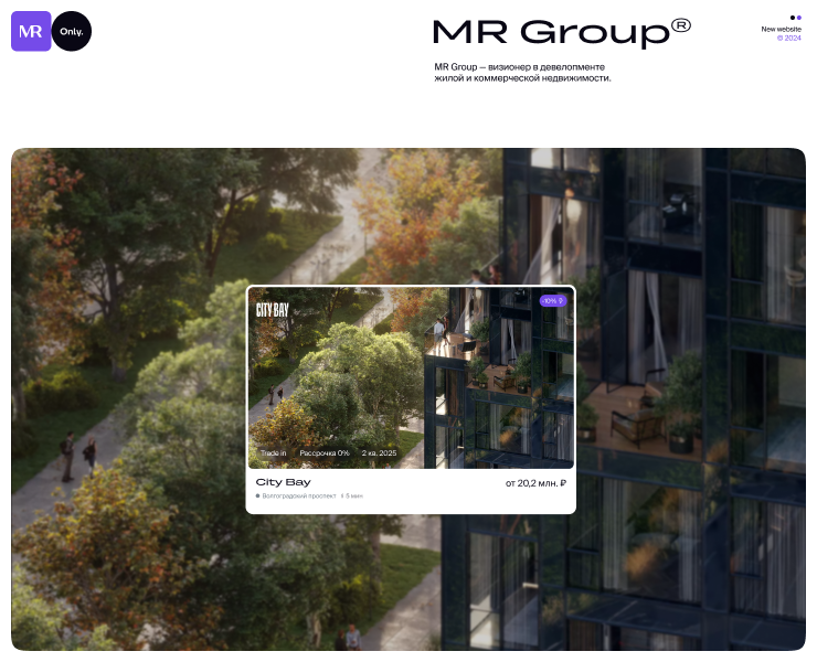 MR Group — UX/UI design, digital branding на Dprofile