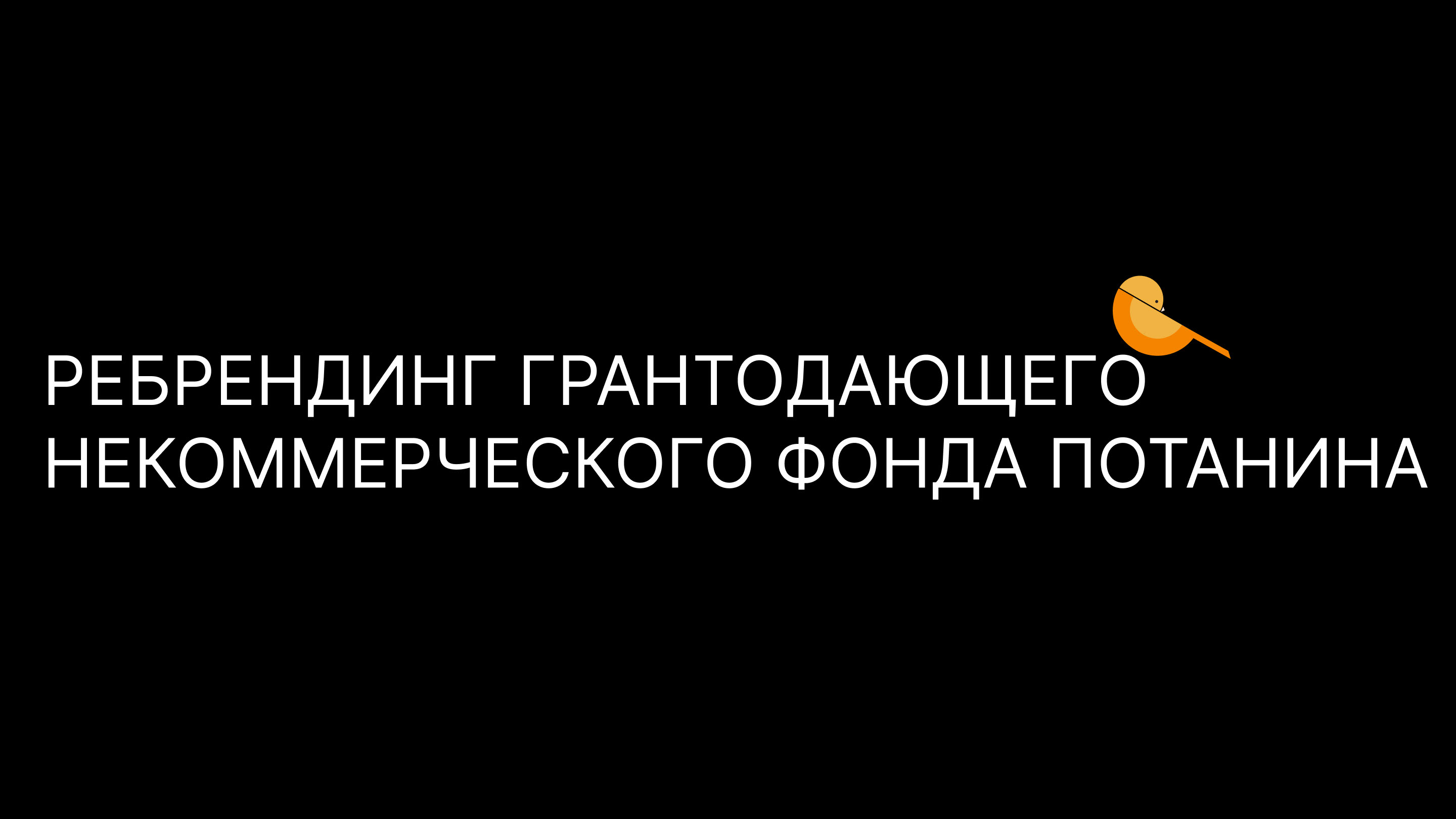 Ребрендинг "Фонда Потанина" — Изображение №1 — Брендинг на Dprofile