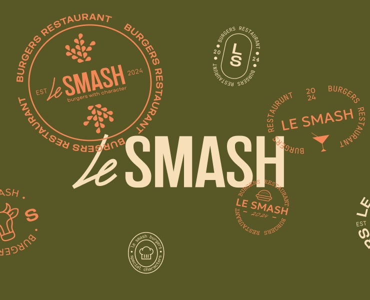 Le Smash – restaurant rebranding — Брендинг на Dprofile