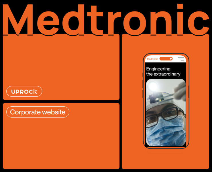 Корпоративный сайт Medtronic — Интерфейсы на Dprofile