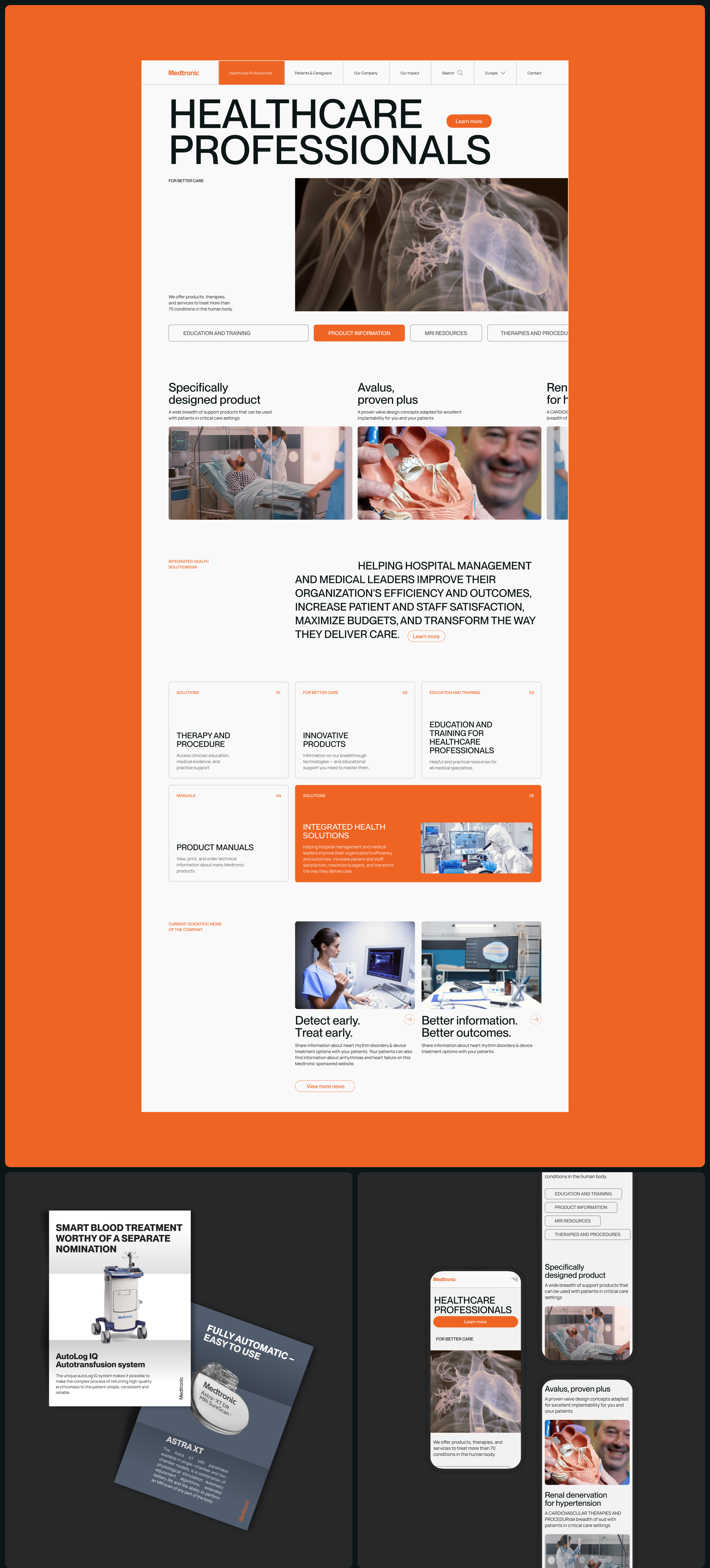 Корпоративный сайт Medtronic — Изображение №7 — Интерфейсы на Dprofile