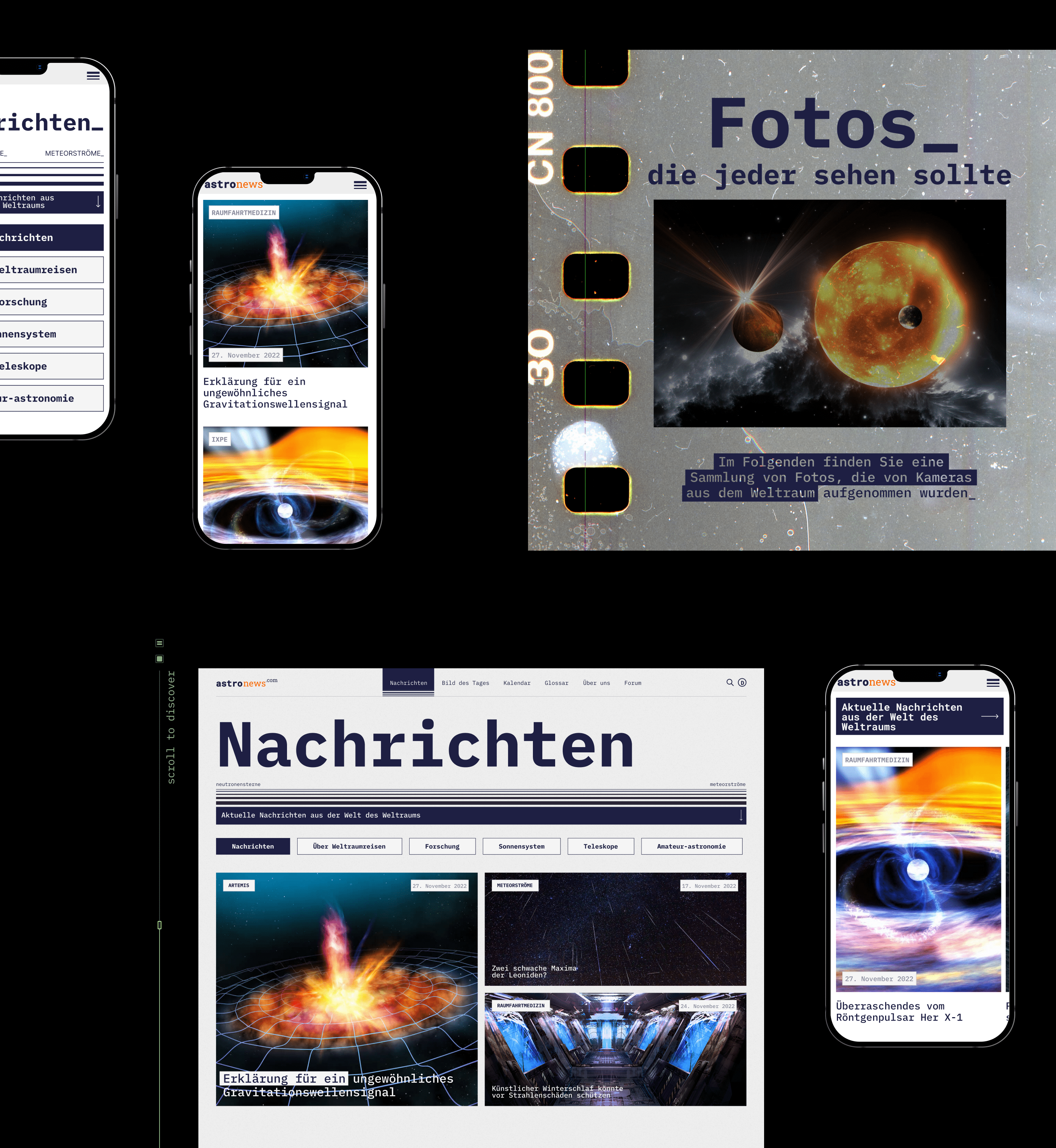 Новостной сайт "Astronews" — Изображение №8 — Интерфейсы на Dprofile