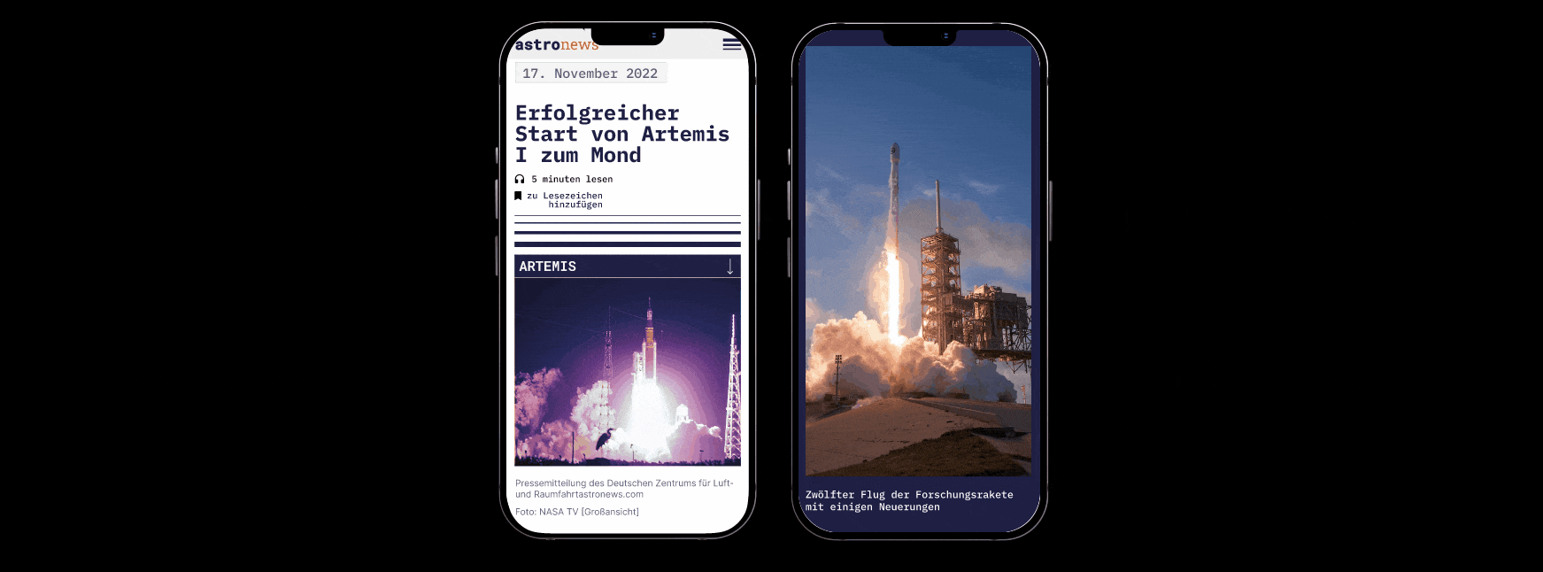 Новостной сайт "Astronews" — Изображение №10 — Интерфейсы на Dprofile