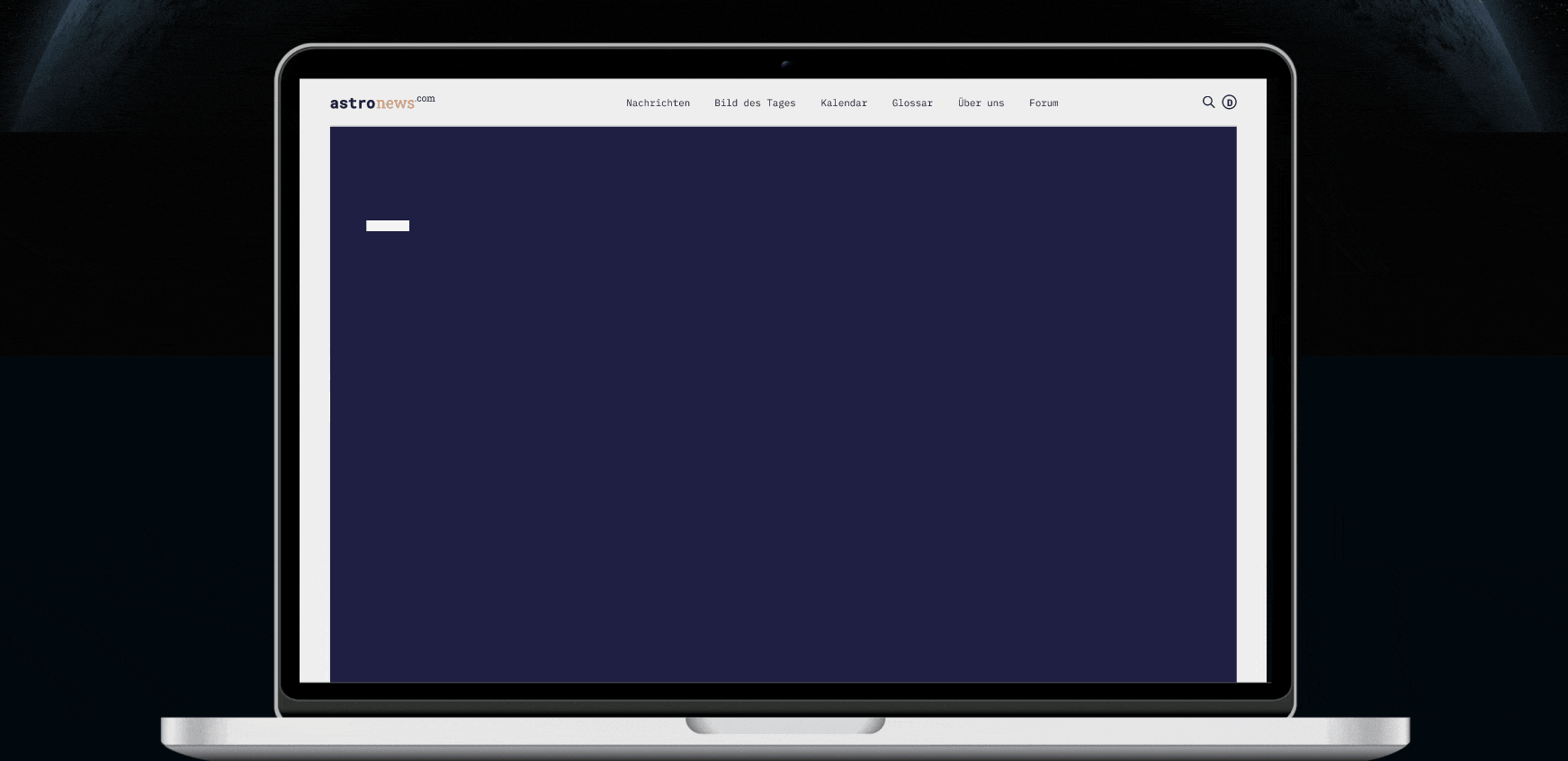 Новостной сайт "Astronews" — Изображение №15 — Интерфейсы на Dprofile